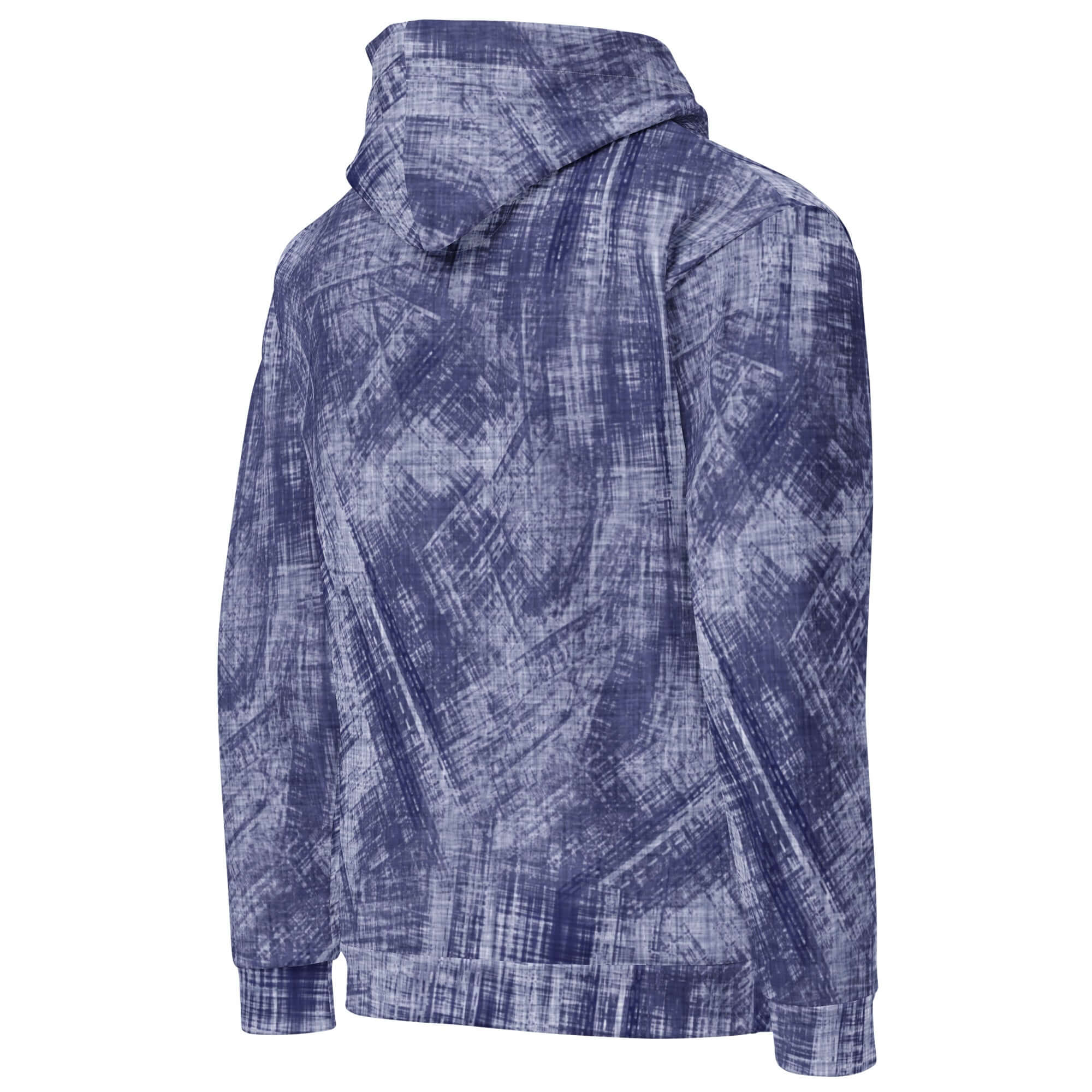 Camo Colors | Blue Wash Denim-Style Hoodie