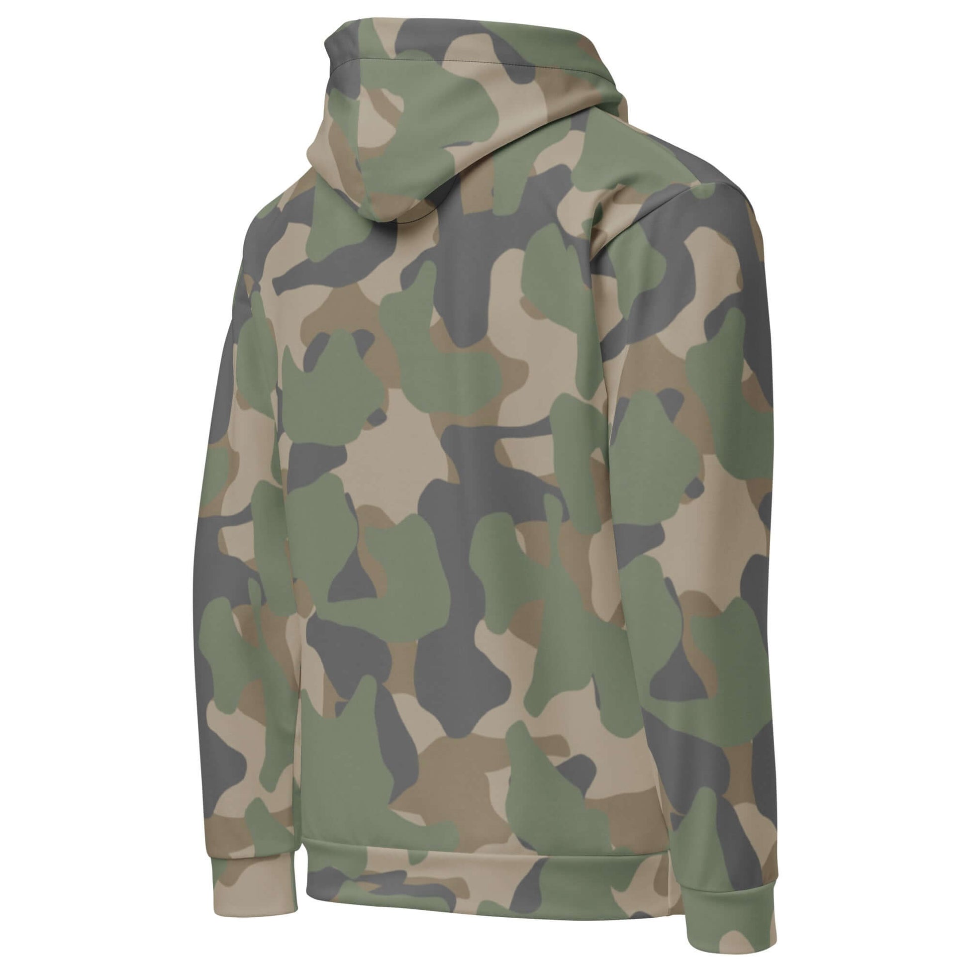 Camo Colors | Army-Style Hoodie in Green and Gray Camo