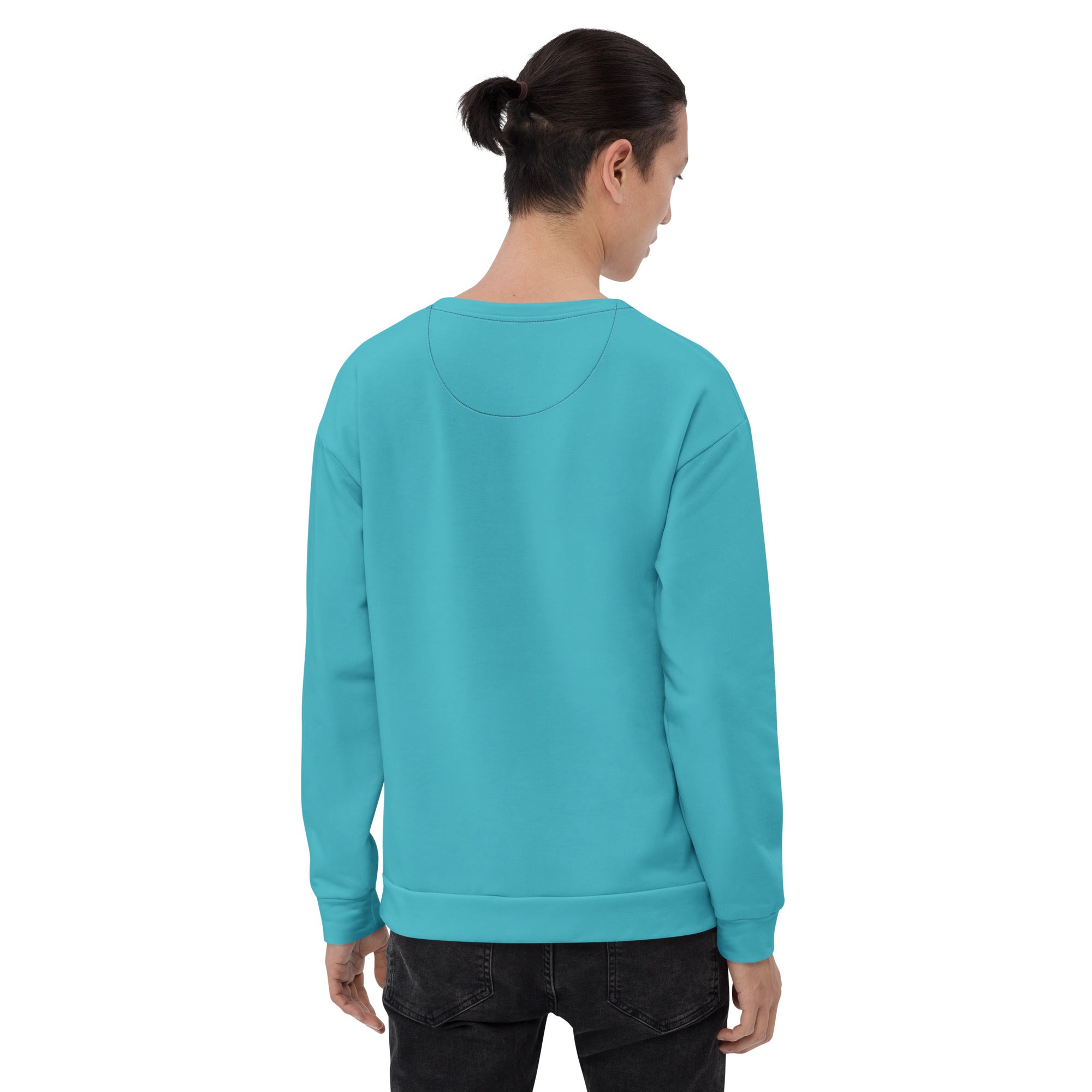 Leopard in Red Tuxedo on a Turquoise Sweatshirt | Camo Colors