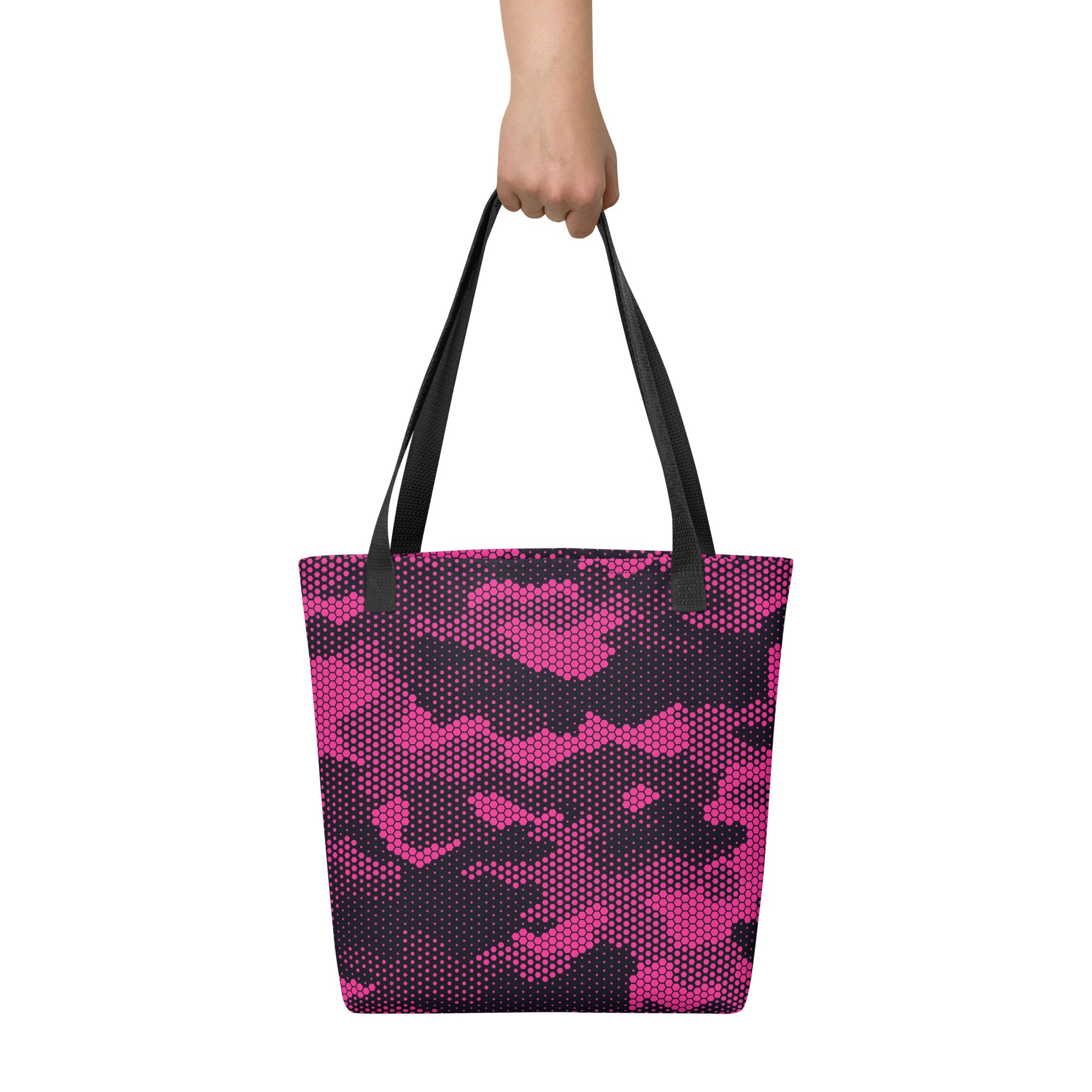 Camo Tote Bag | Pink Digital Camouflage Camo Colors