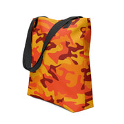 Camo Tote Bag | Orange & Red Camouflage Camo Colors