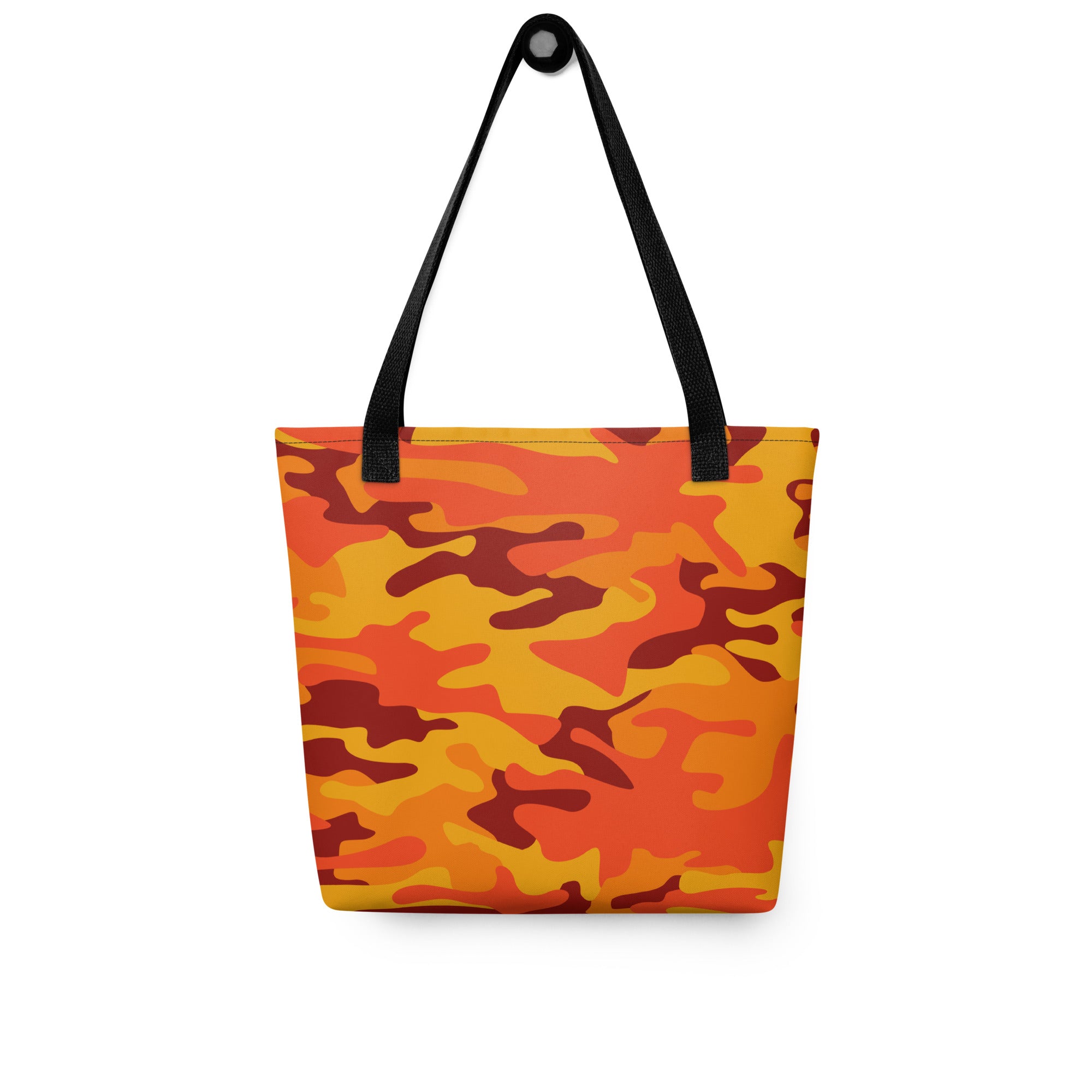 Camo Tote Bag | Orange & Red Camouflage Camo Colors