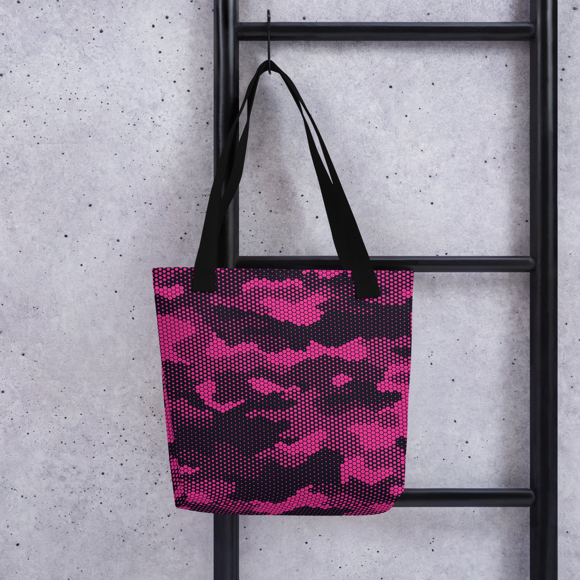 Camo Tote Bag | Pink Digital Camouflage Camo Colors