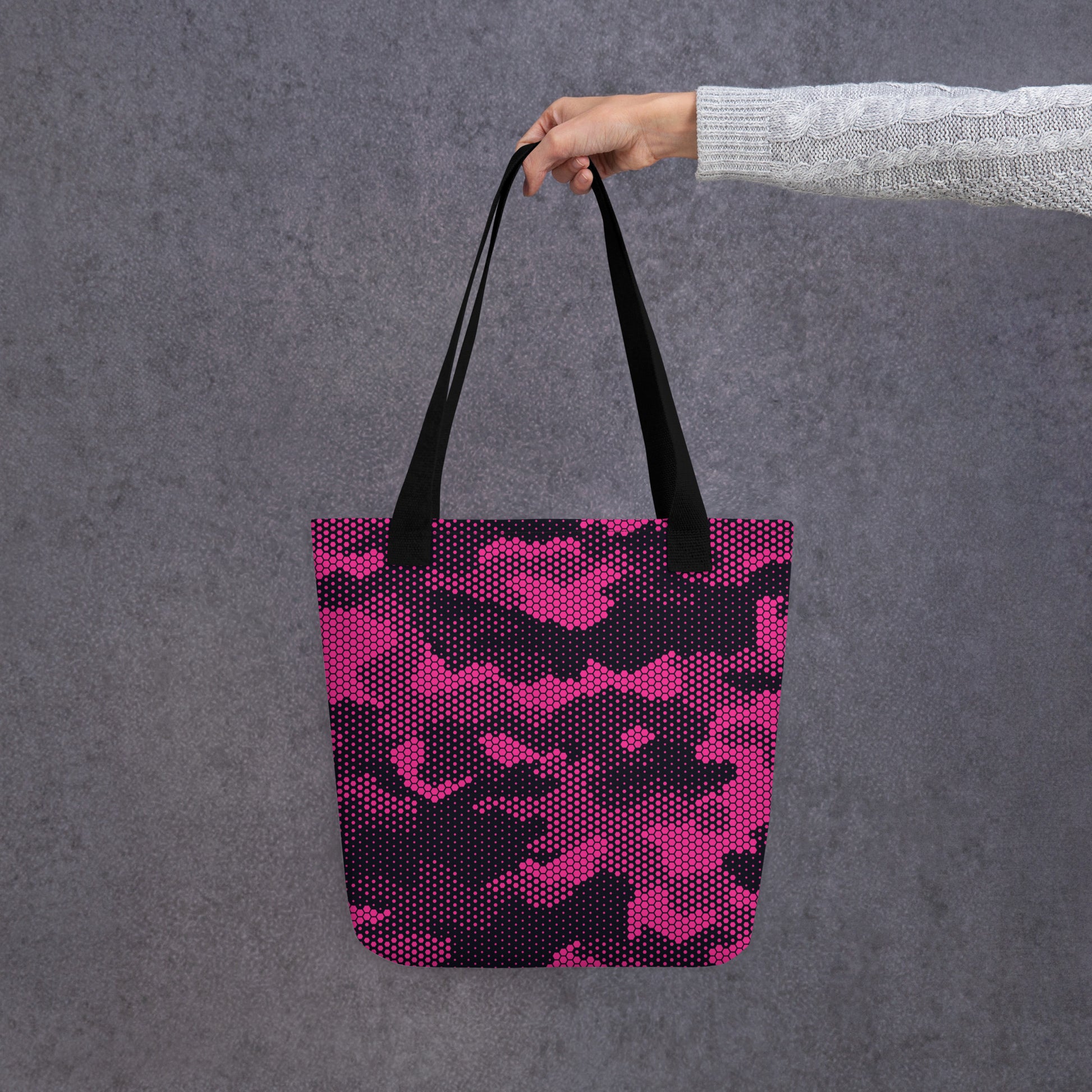 Camo Tote Bag | Pink Digital Camouflage Camo Colors