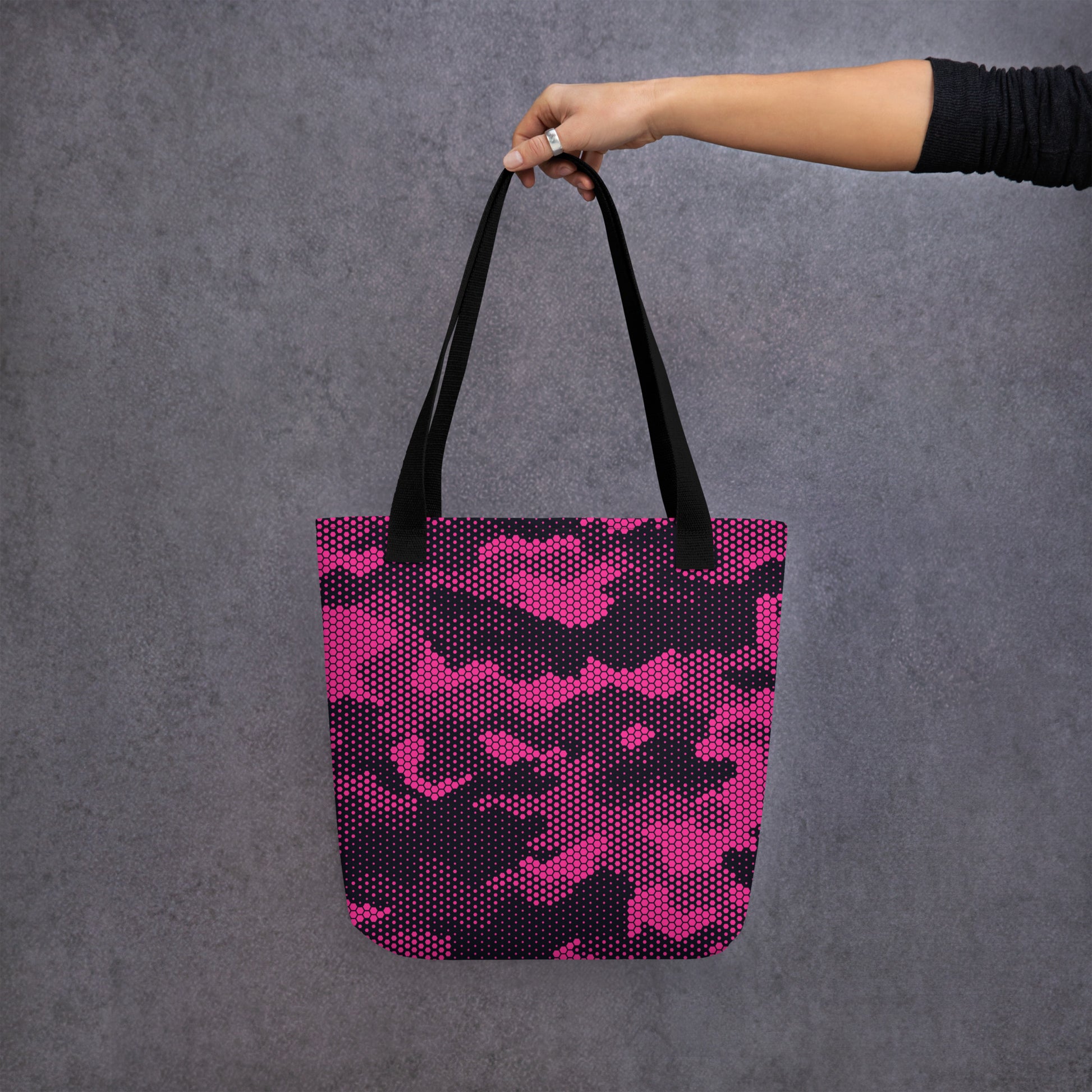 Camo Tote Bag | Pink Digital Camouflage Camo Colors