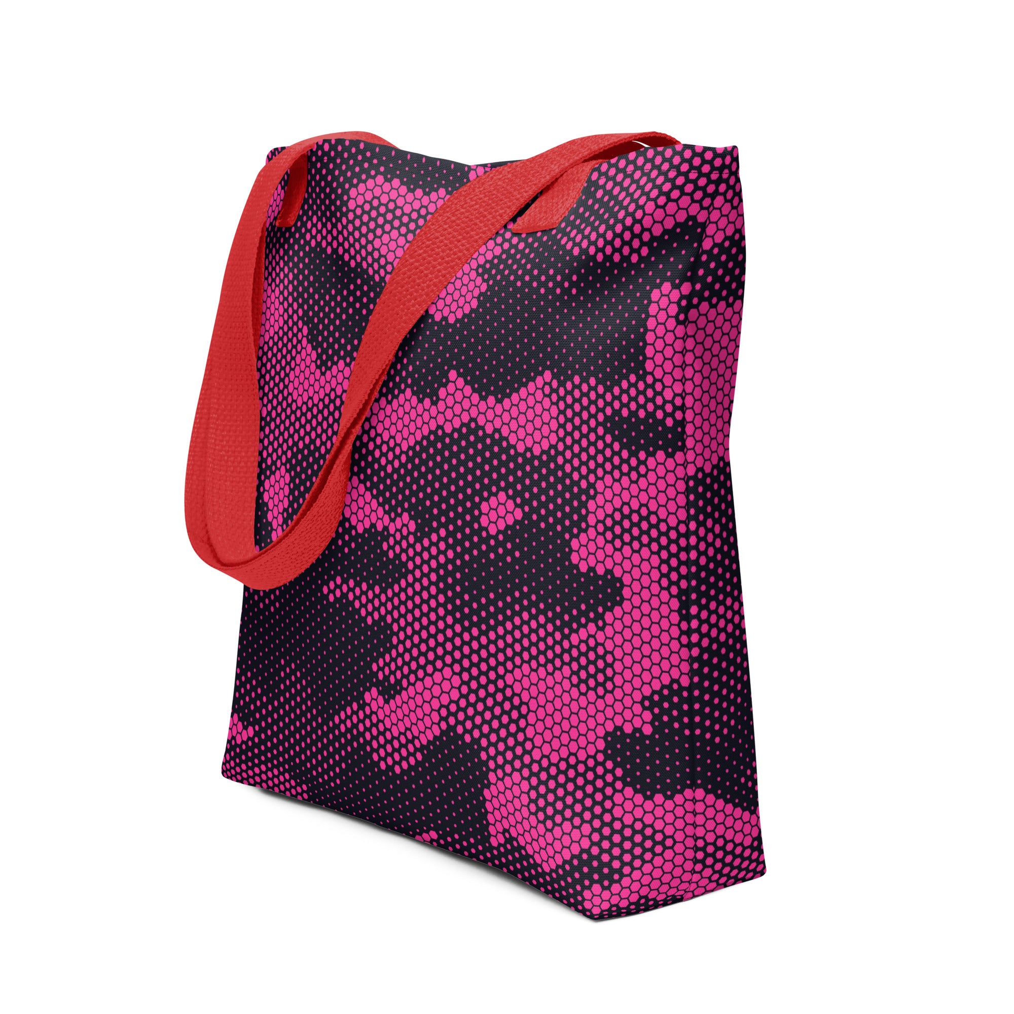 Camo Tote Bag | Pink Digital Camouflage Camo Colors