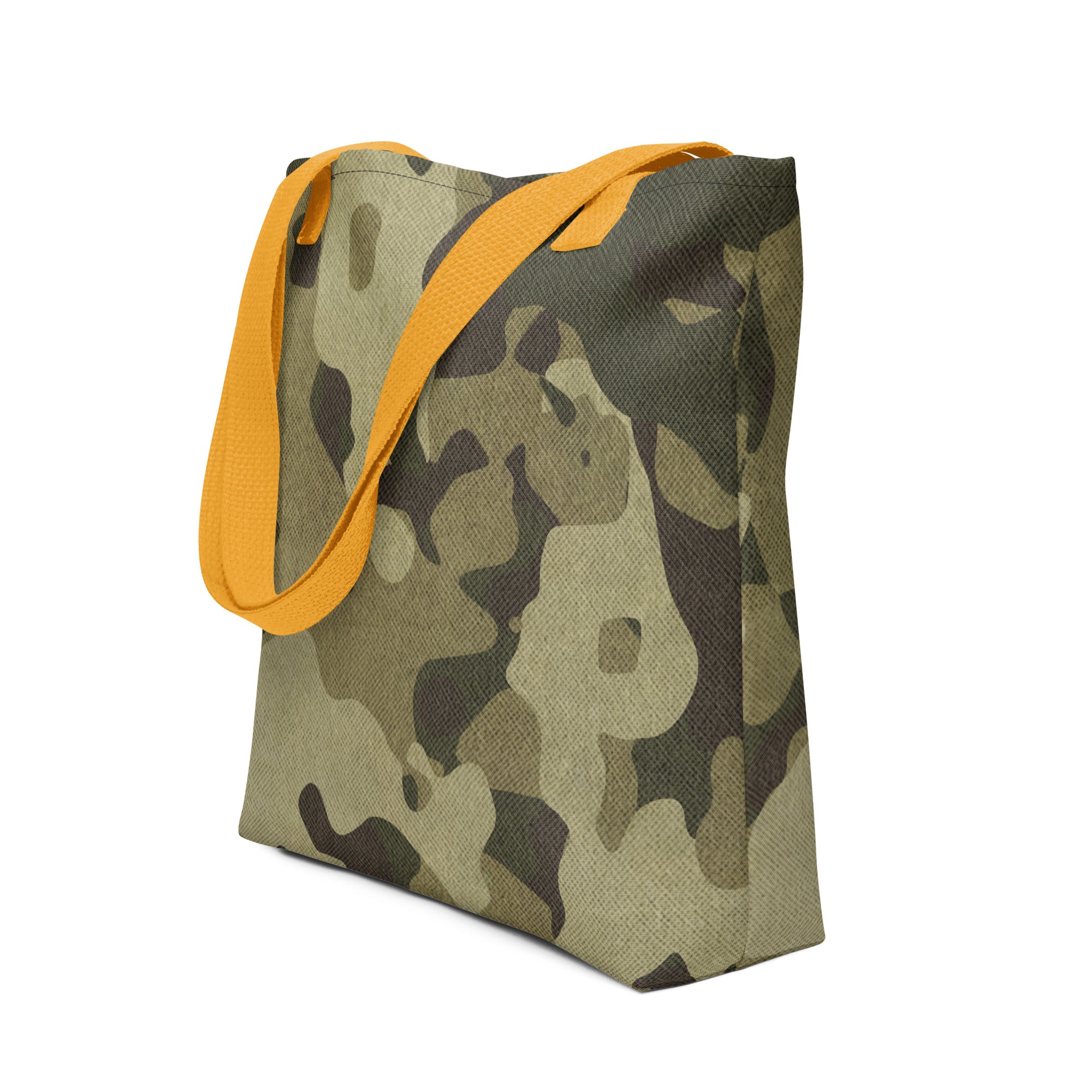 Camo Tote Bag | Green Fabric Camouflage Camo Colors