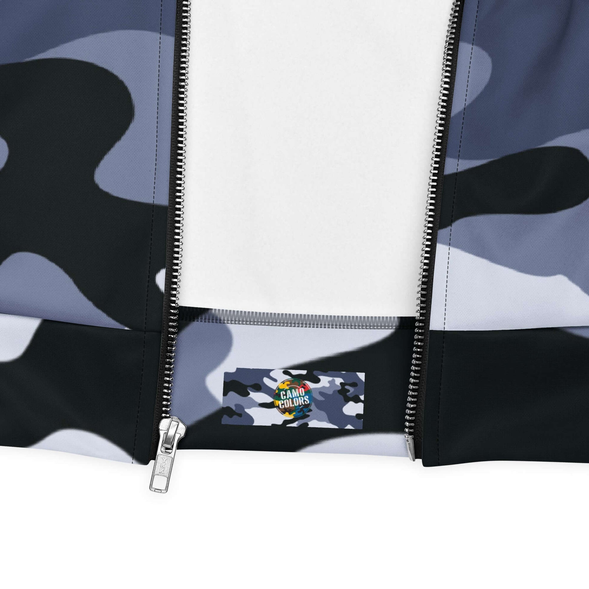 Camo Bomber Jacket | Unisex | Light Blue Camouflage Camo Colors