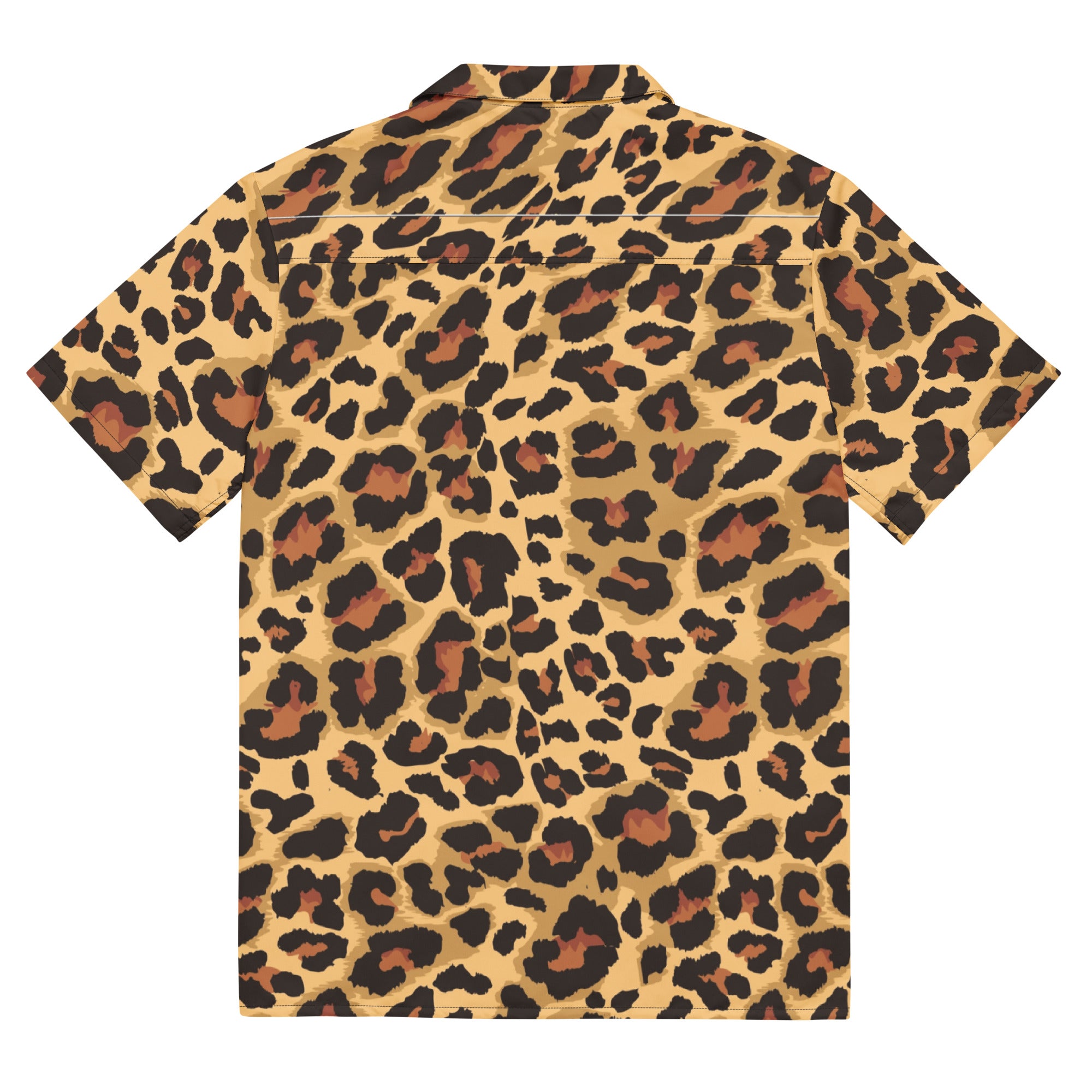Leopard Button Up Shirt | OVERSIZED FIT | Brown & Black Camo Colors