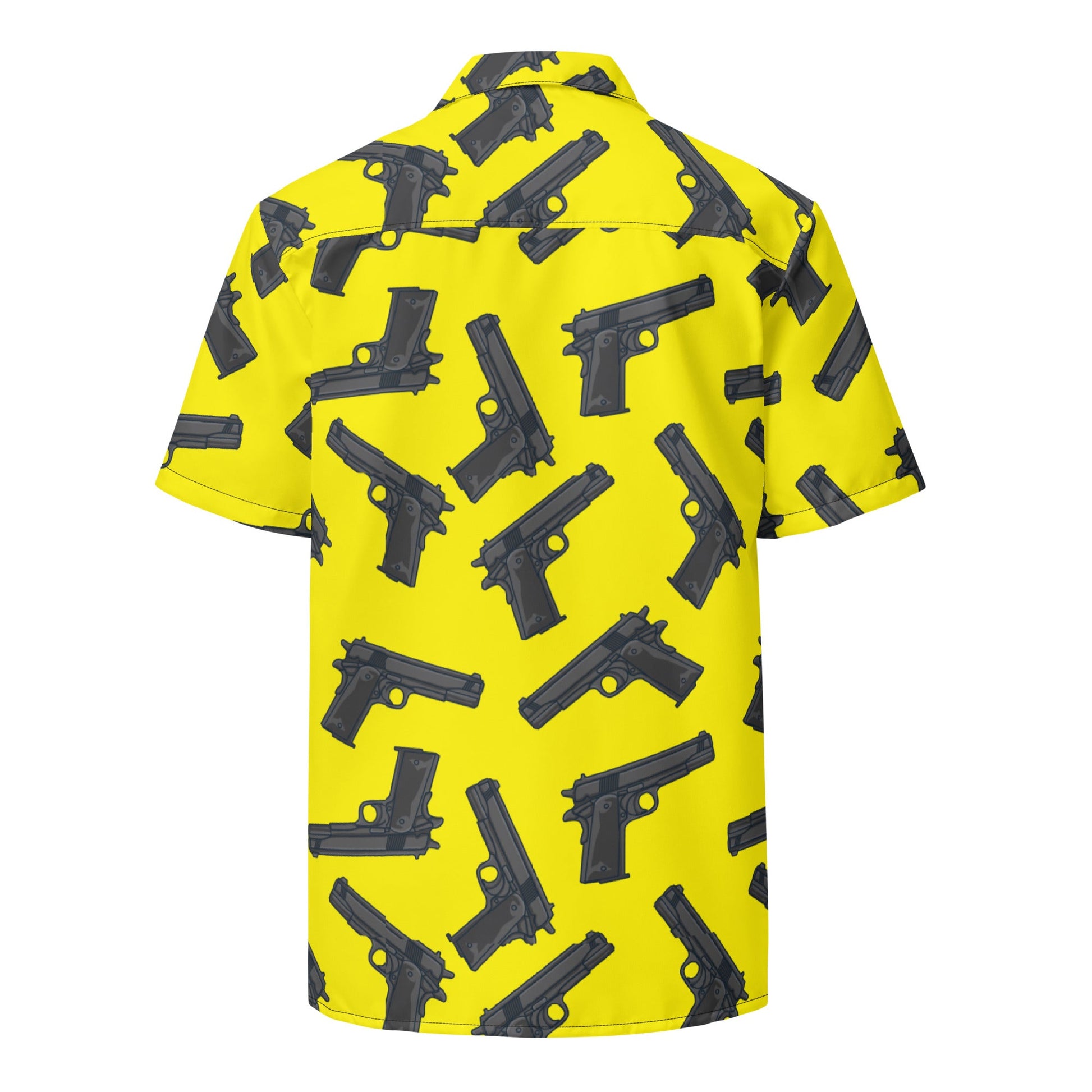 Unisex Button Shirt | Sex Pistols | Black & Yellow | Camo Colors