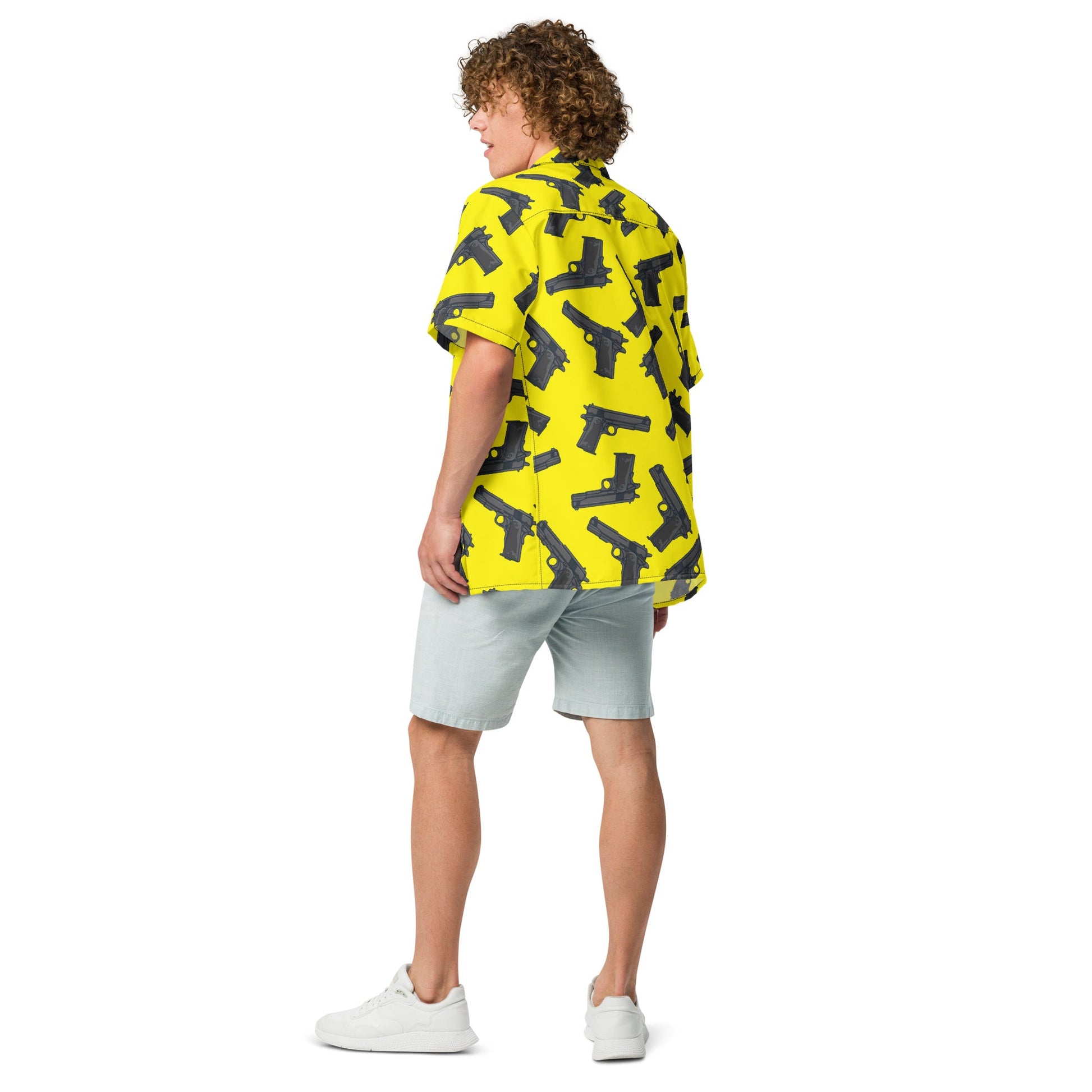 Unisex Button Shirt | Sex Pistols | Black & Yellow | Camo Colors