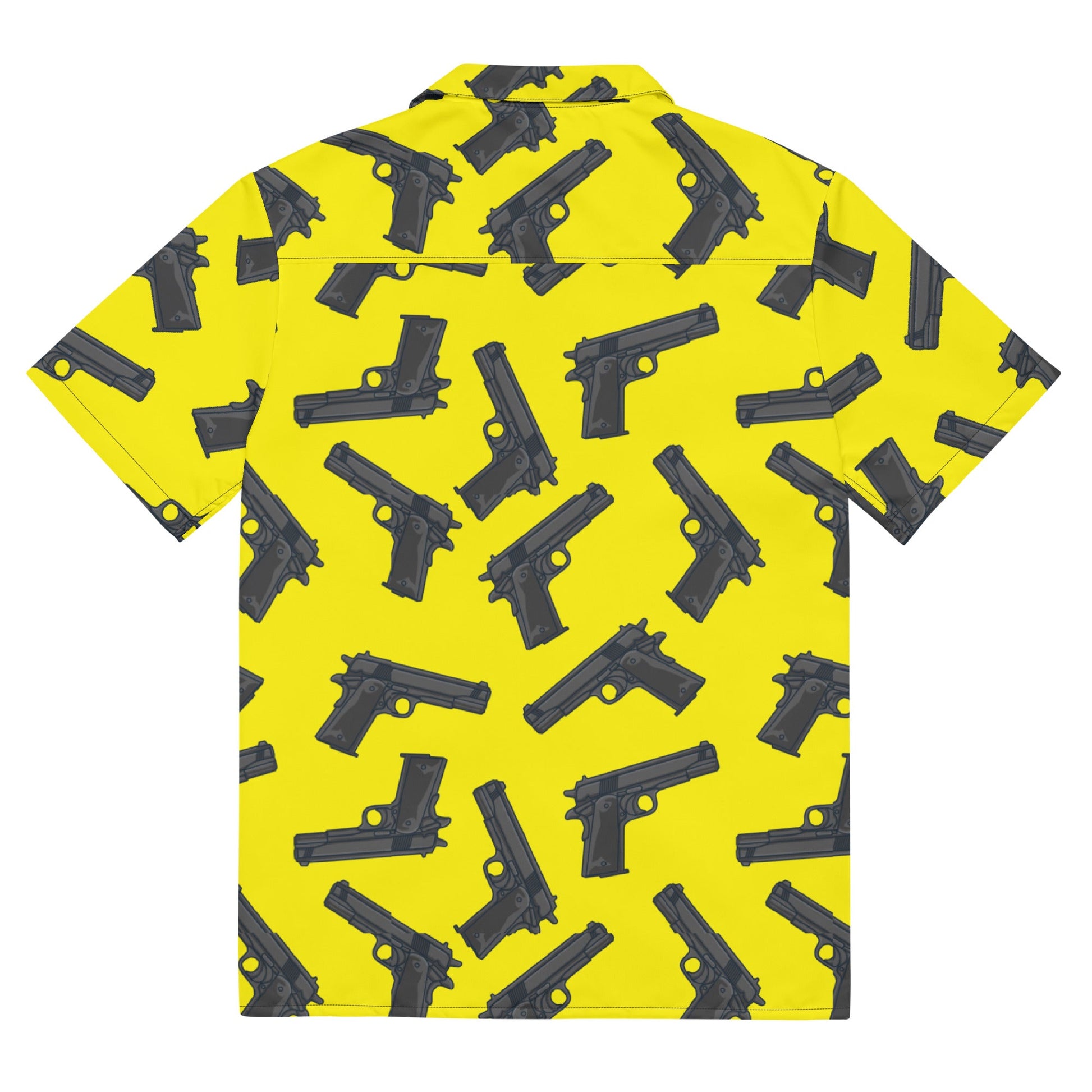 Unisex Button Shirt | Sex Pistols | Black & Yellow | Camo Colors