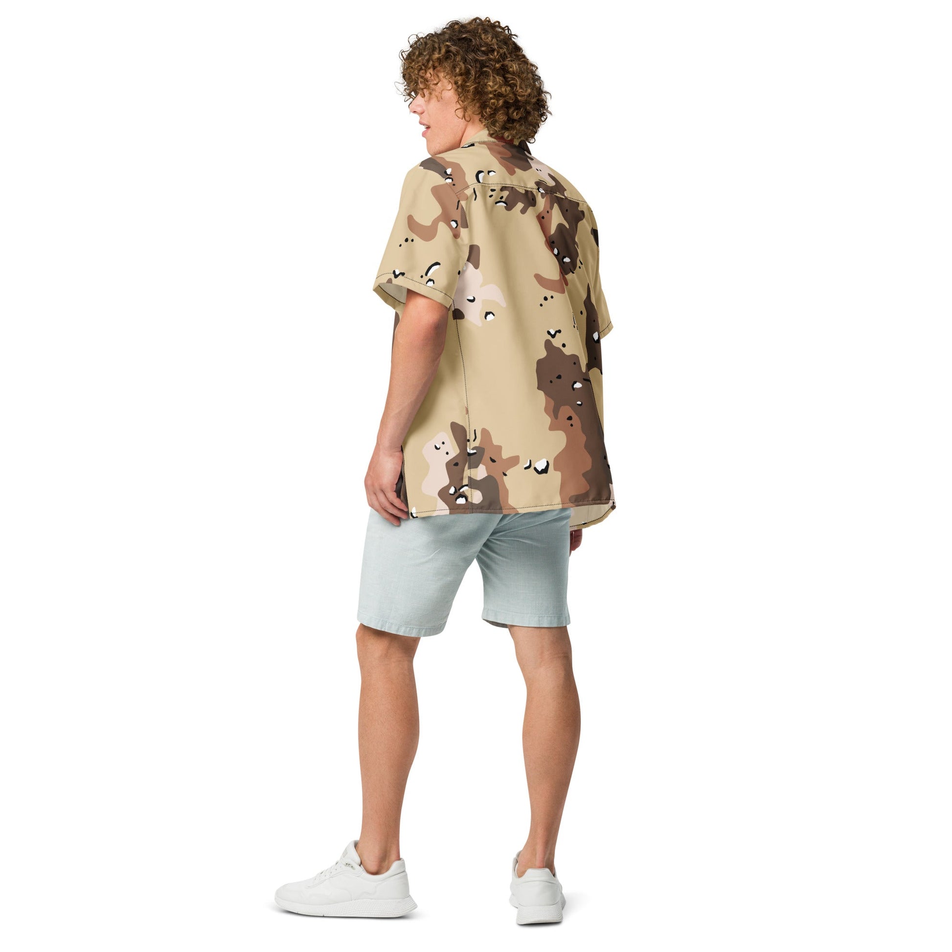 Marines Camouflage Button-up Shirt | Desert Brown | Camo Colors