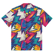 Unisex Button Shirt | Colorful Abstract | Pop Art Series | Camo Colors