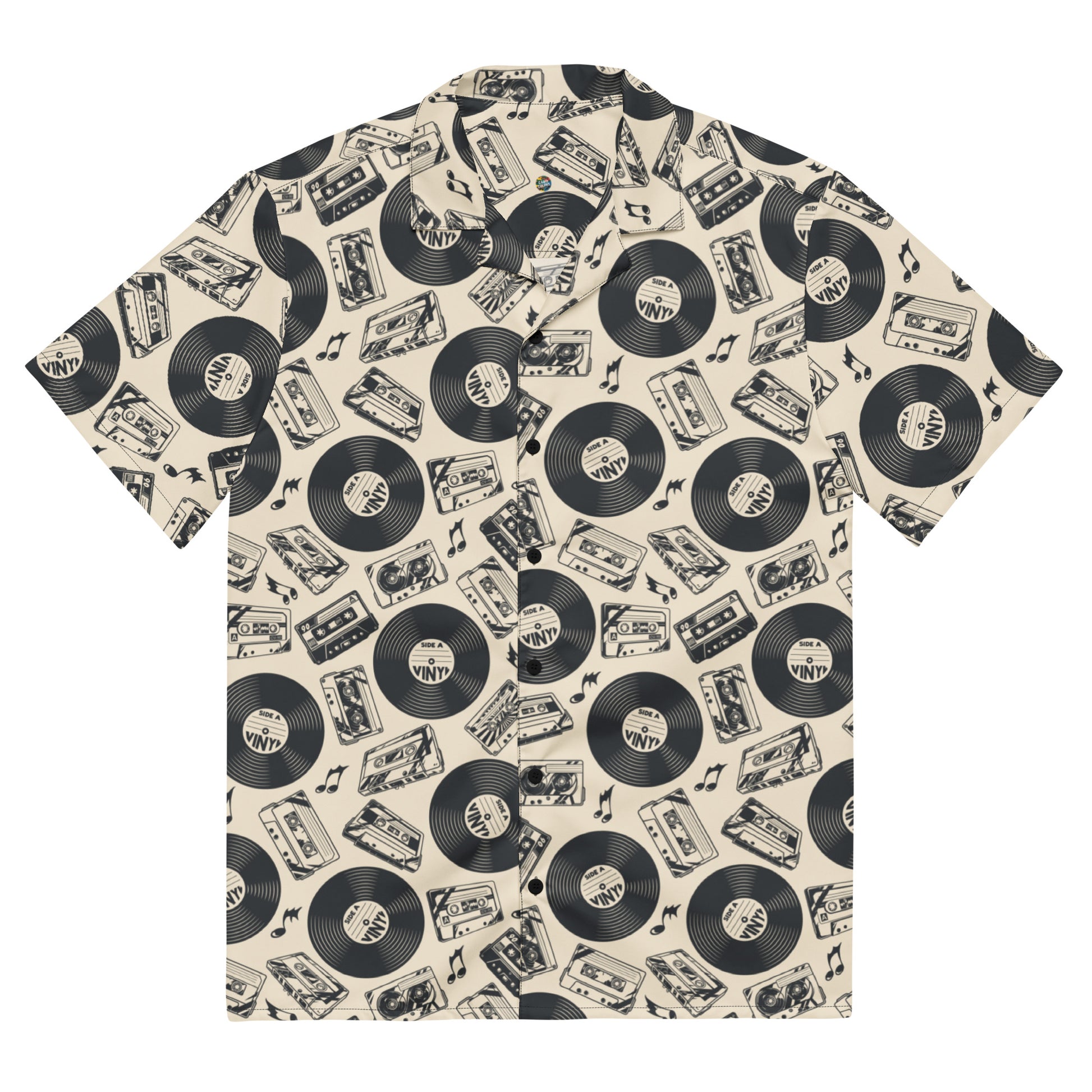 Unisex Button Shirt | Vinyl Love | Pop Art Series | Camo Colors