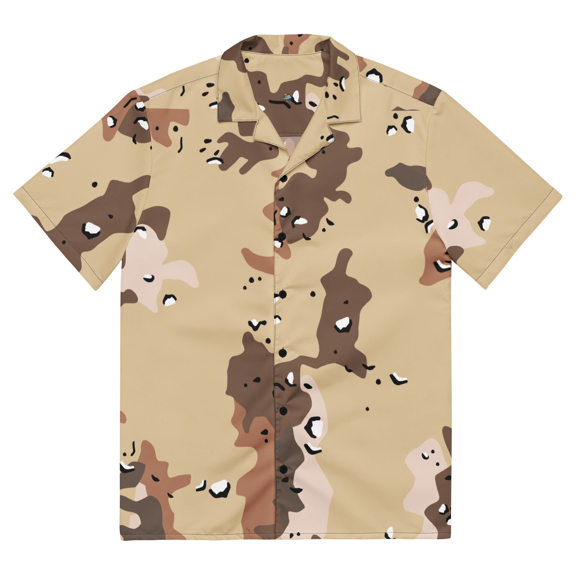 Marines Camouflage Button-up Shirt | Desert Brown | Camo Colors