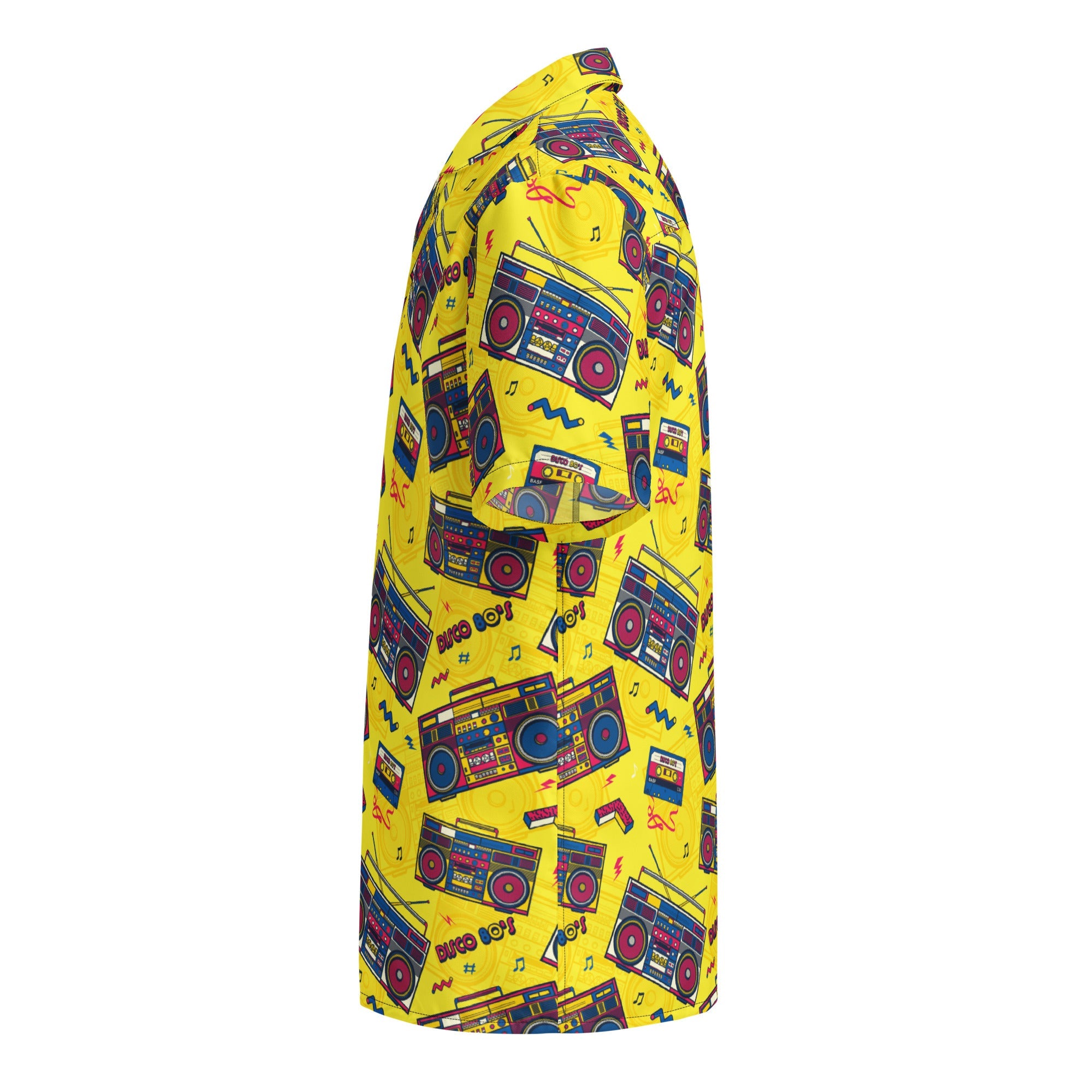 Unisex Button Shirt | 80's Disco Tapes | Pop Art Series | Camo Colors