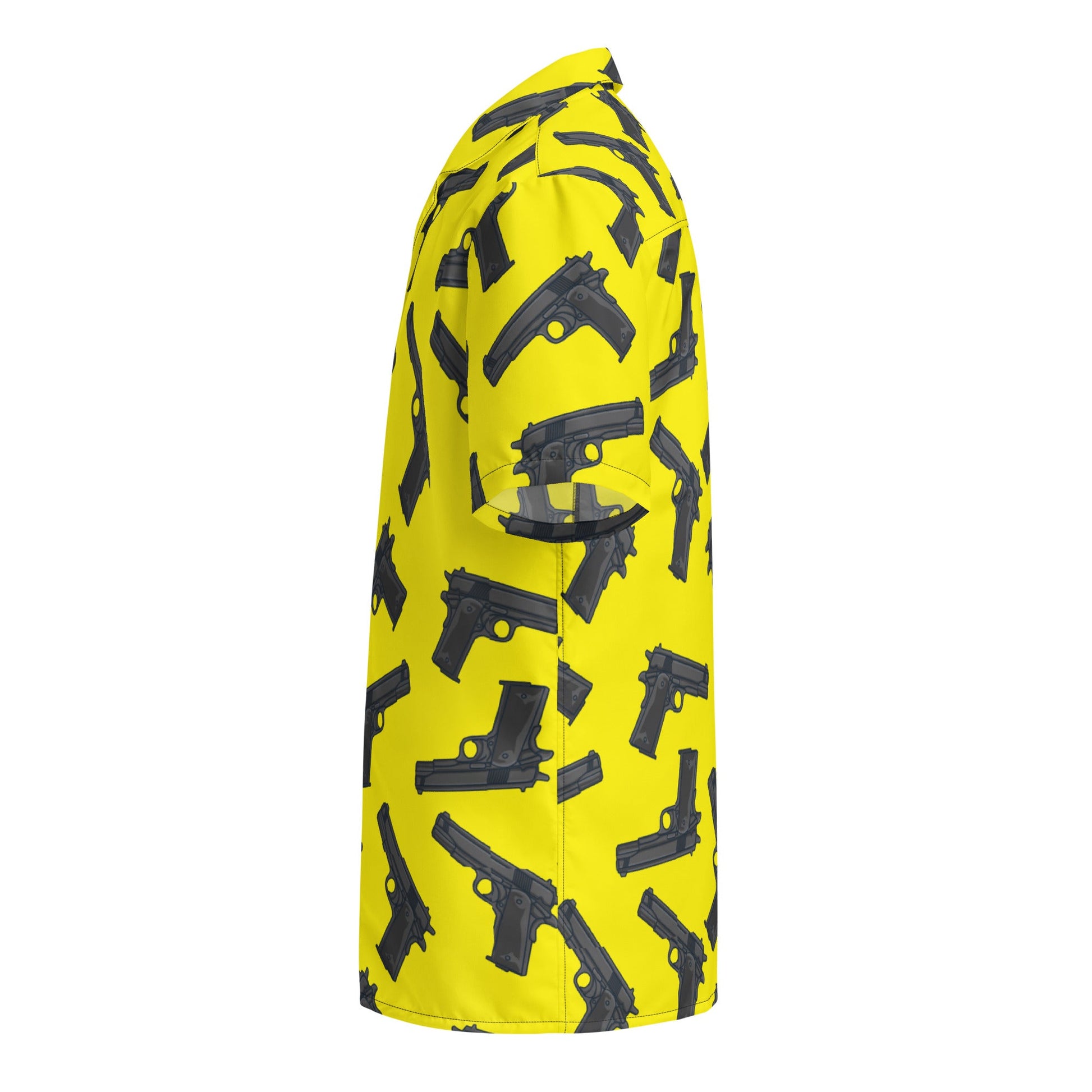 Unisex Button Shirt | Sex Pistols | Black & Yellow | Camo Colors