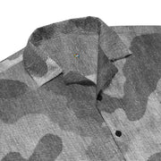 Monochrome Camo Button-Up Shirt | Cloth Pattern | Camo Colors