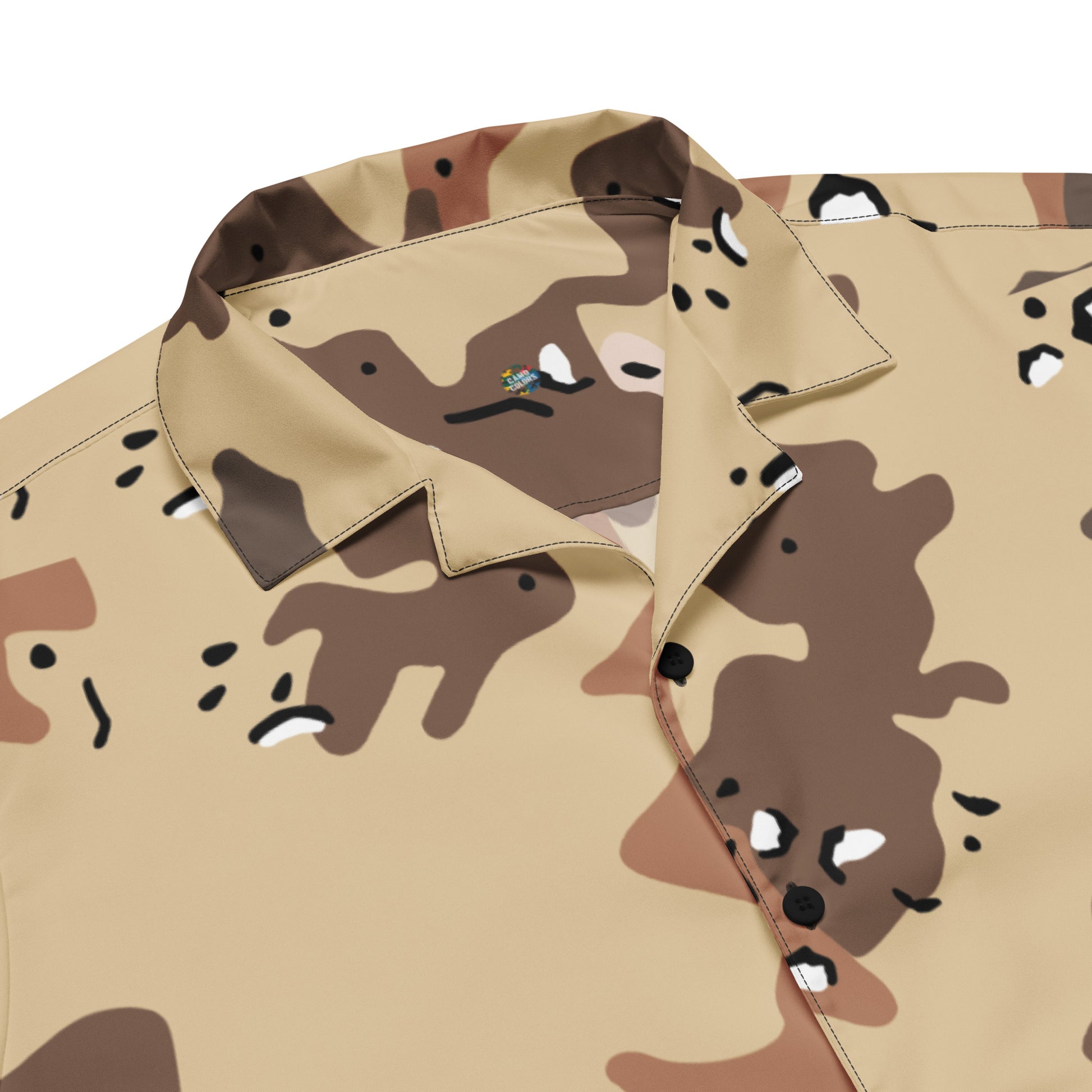 Marines Camouflage Button-up Shirt | Desert Brown | Camo Colors