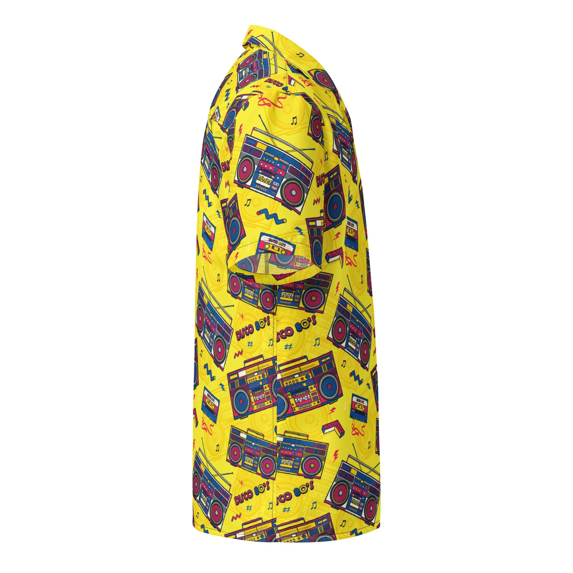 Unisex Button Shirt | 80's Disco Tapes | Pop Art Series | Camo Colors