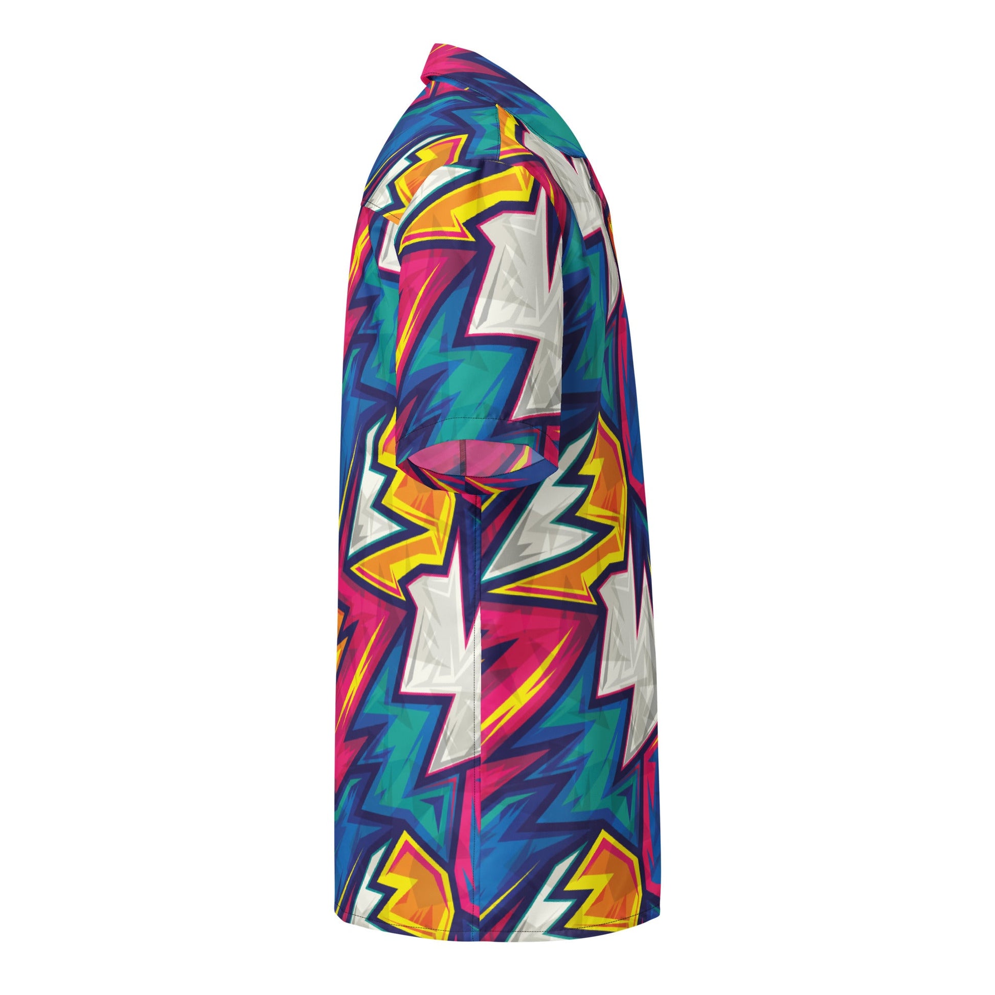 Unisex Button Shirt | Colorful Abstract | Pop Art Series | Camo Colors