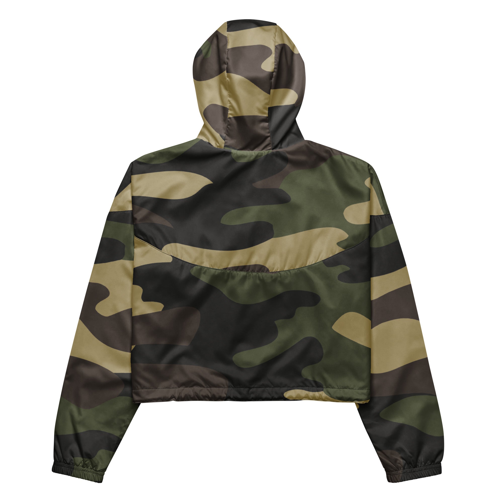 Women's Windbreaker | Classic Green Camouflage Camo Colors