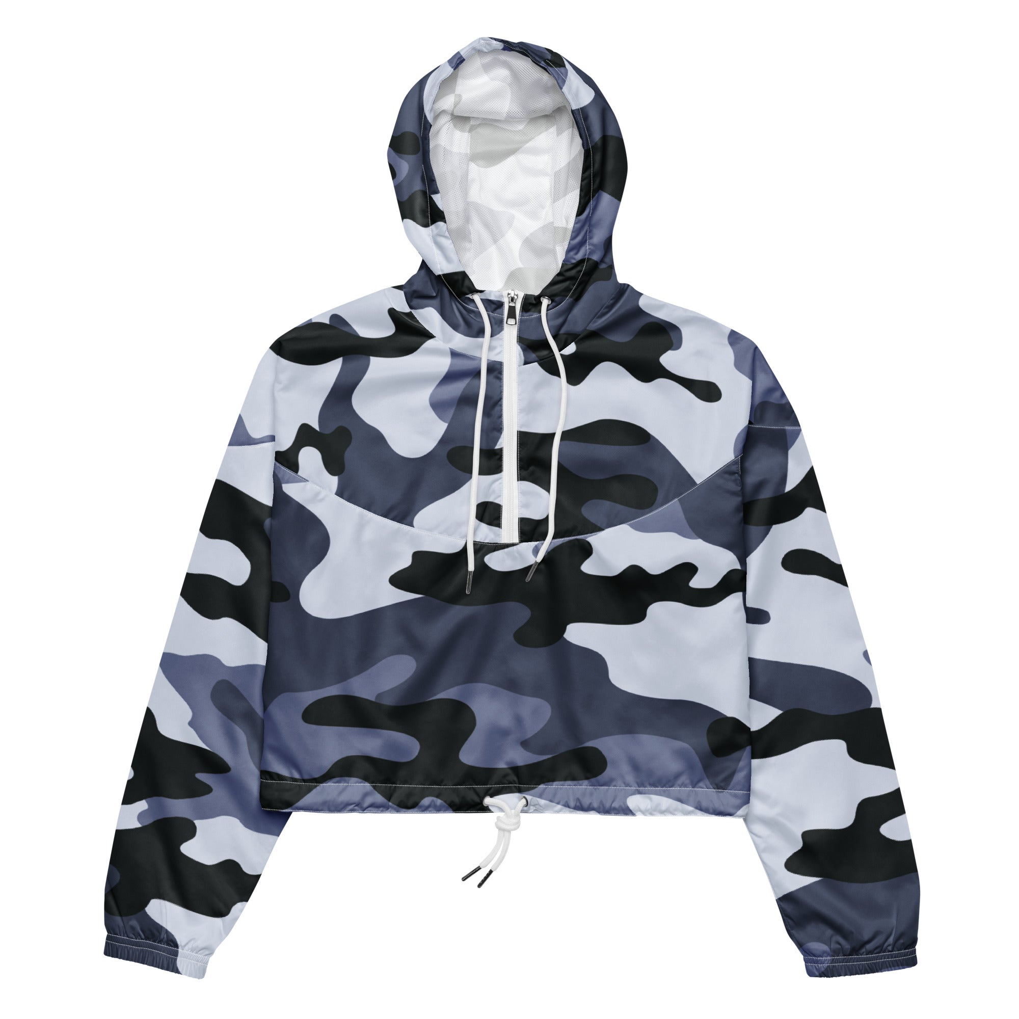 Women's Windbreaker | Light Blue Camouflage Camo Colors