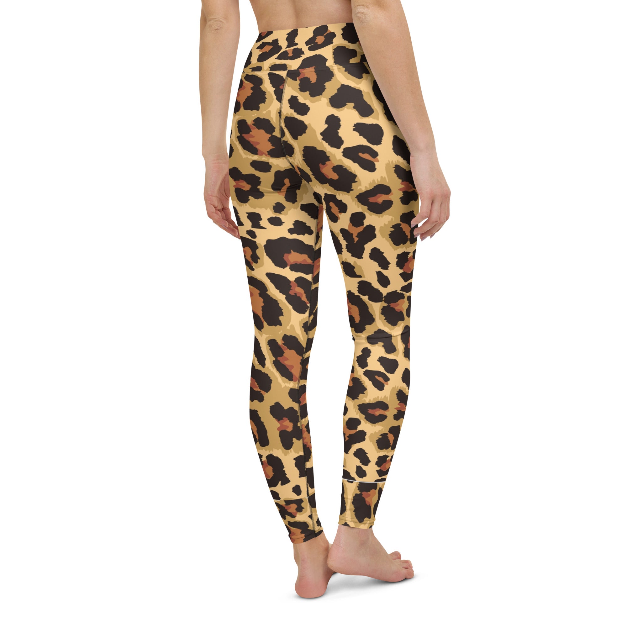 Leopard Yoga Pants | Classic Brown and Black Camo Colors