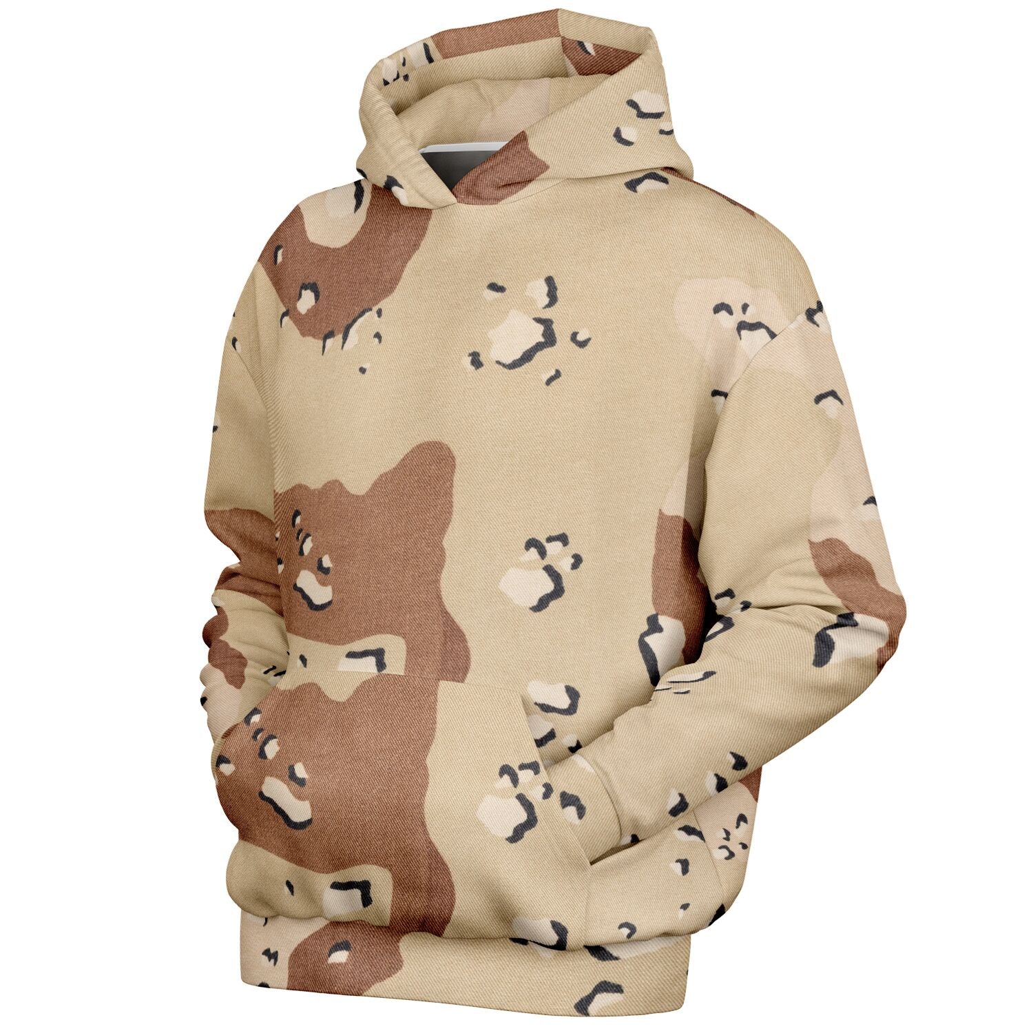 Oversized Camo Hoodie | Marines Desert Brown Style | Camo Colors