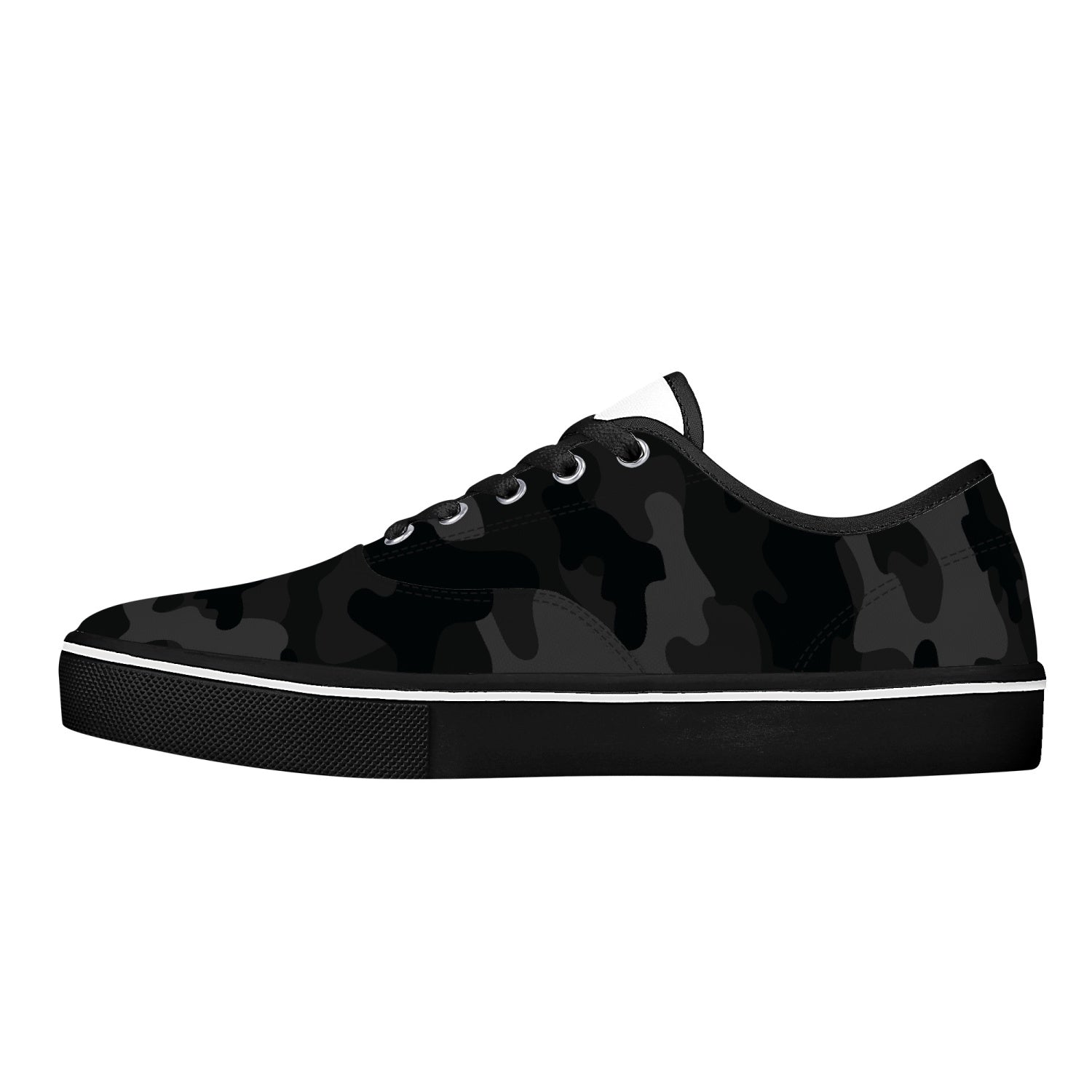 Camo Skate Shoes | Black Camouflage Camo Colors