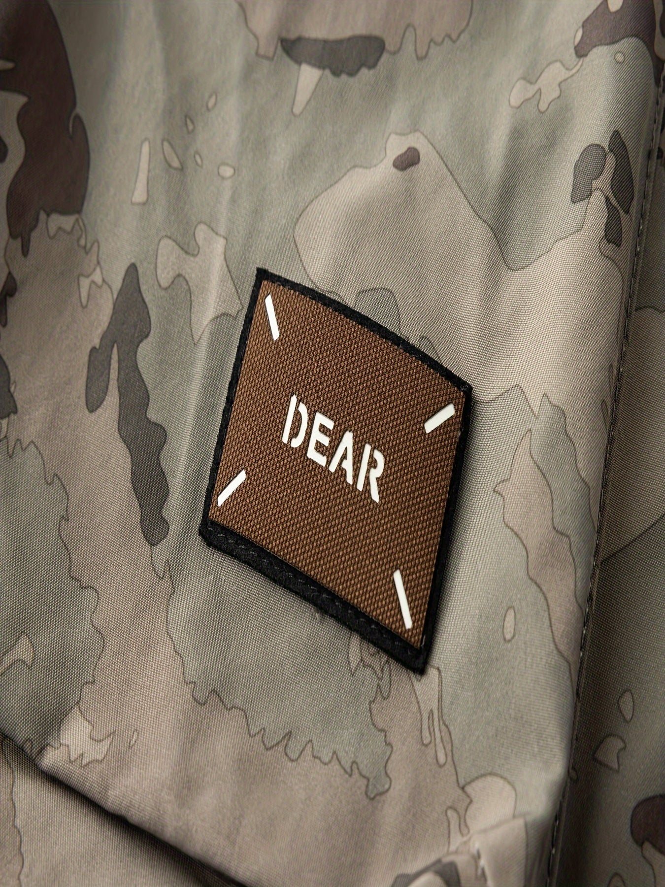 Men's Camo Windbreaker Jacket with a Hood | Multi Pocket Cargo Jacket Camo Colors