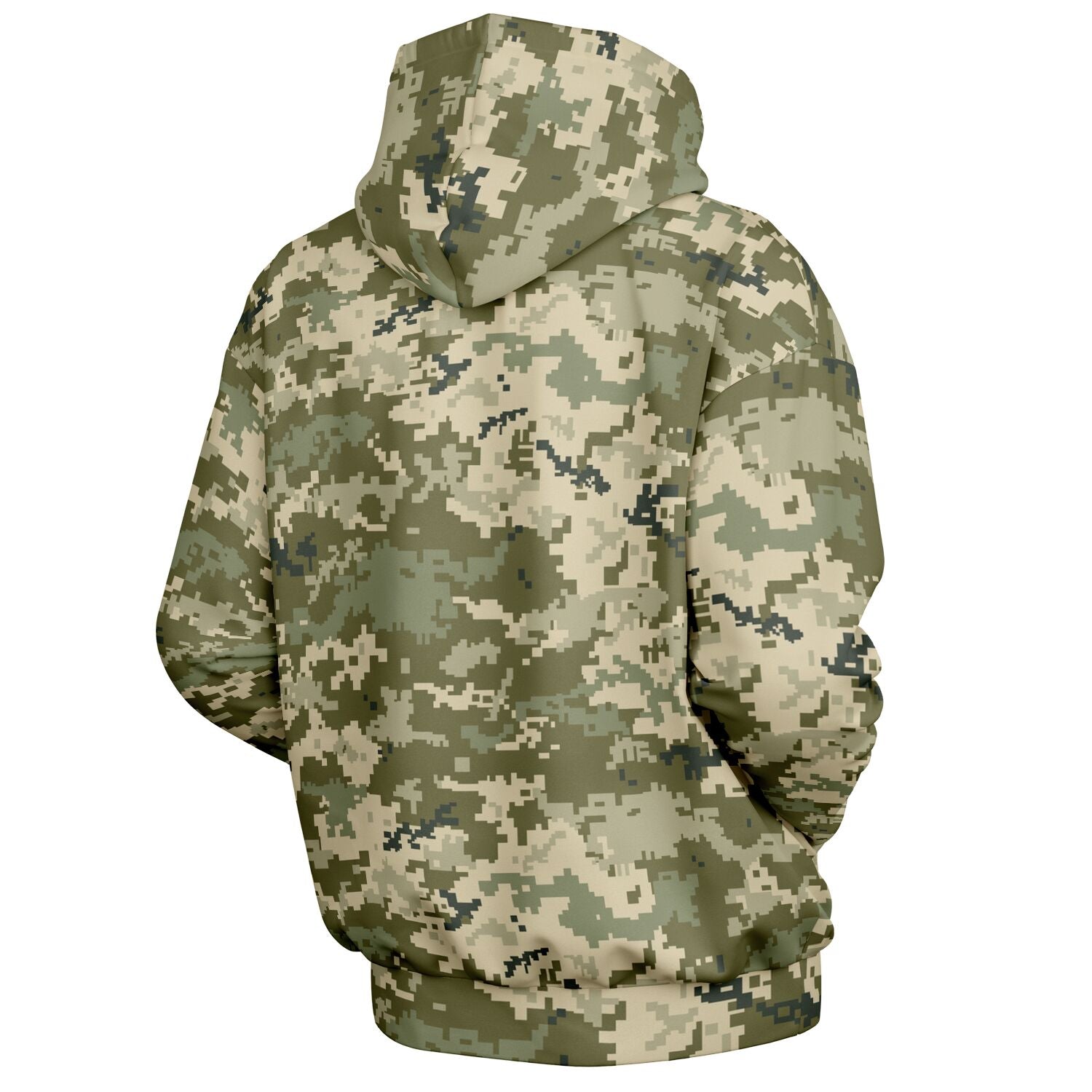 Oversized Camo Hoodie | Ukraine Green Military Camouflage | Camo Colors