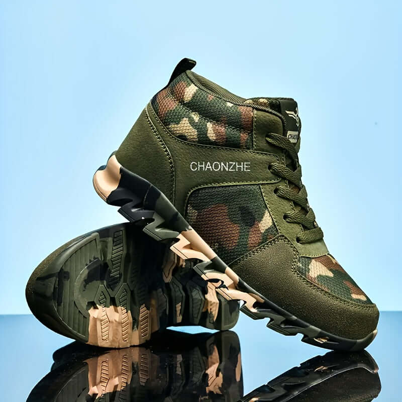 Women's Breathable Mesh Camo Sneakers with Hidden Height Boost Camo Colors