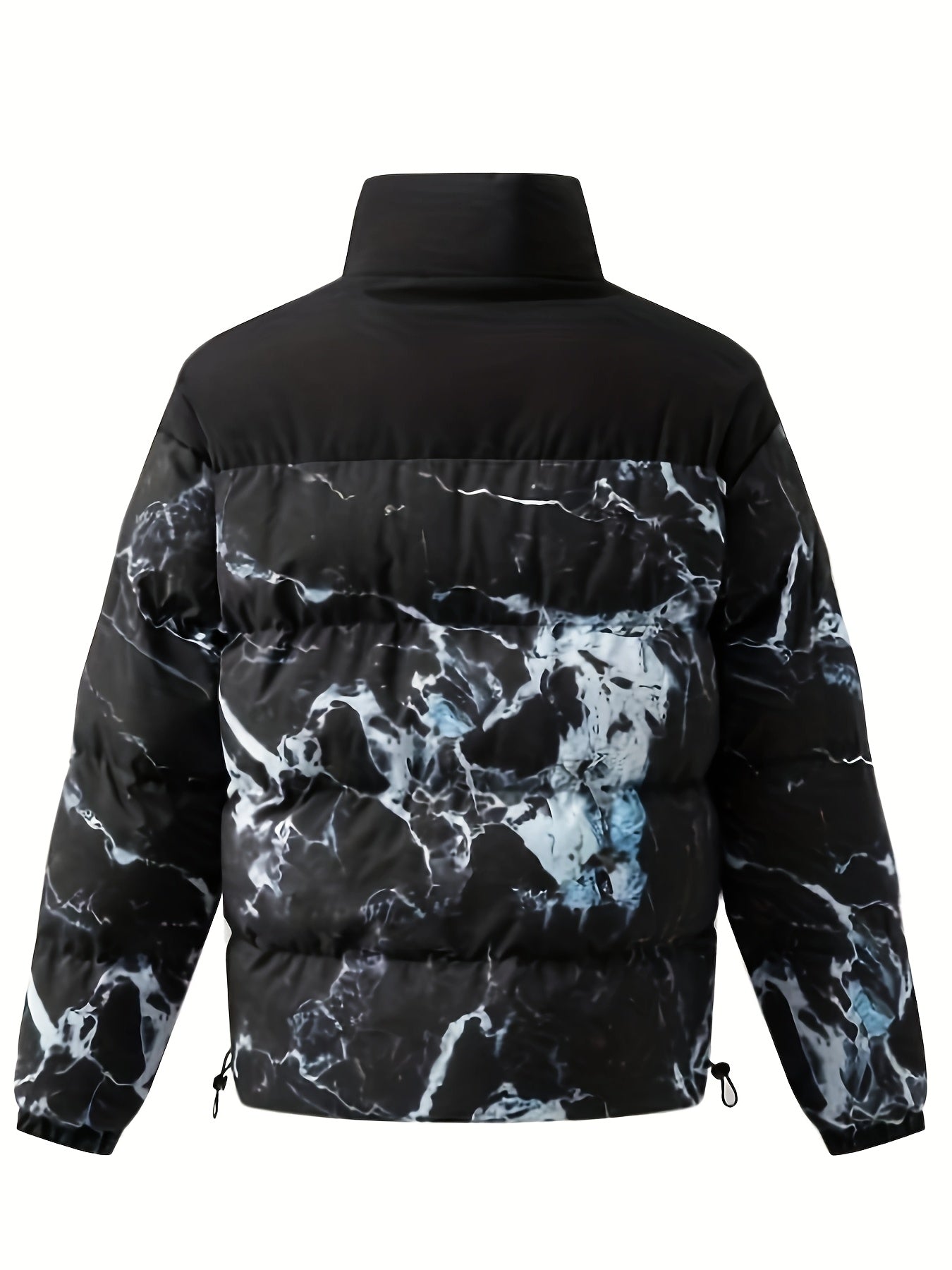 Men's Casual Camo Jacket | Zip-Up with Pockets, Stand Collar Camo Colors