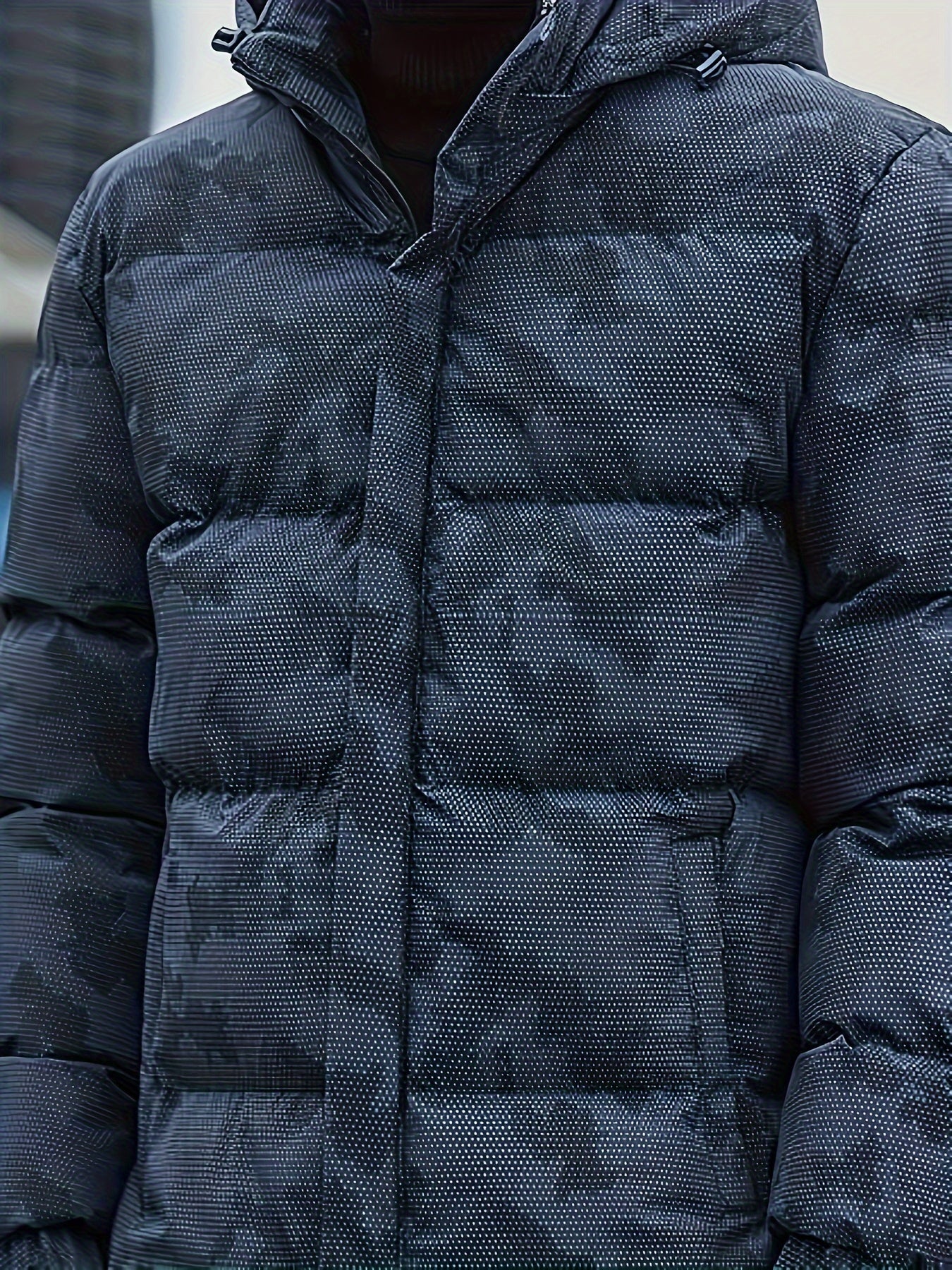 Men's Camo Fleece Jacket: Hooded, Zip-Up, Warm, Outdoor Hoodie Camo Colors