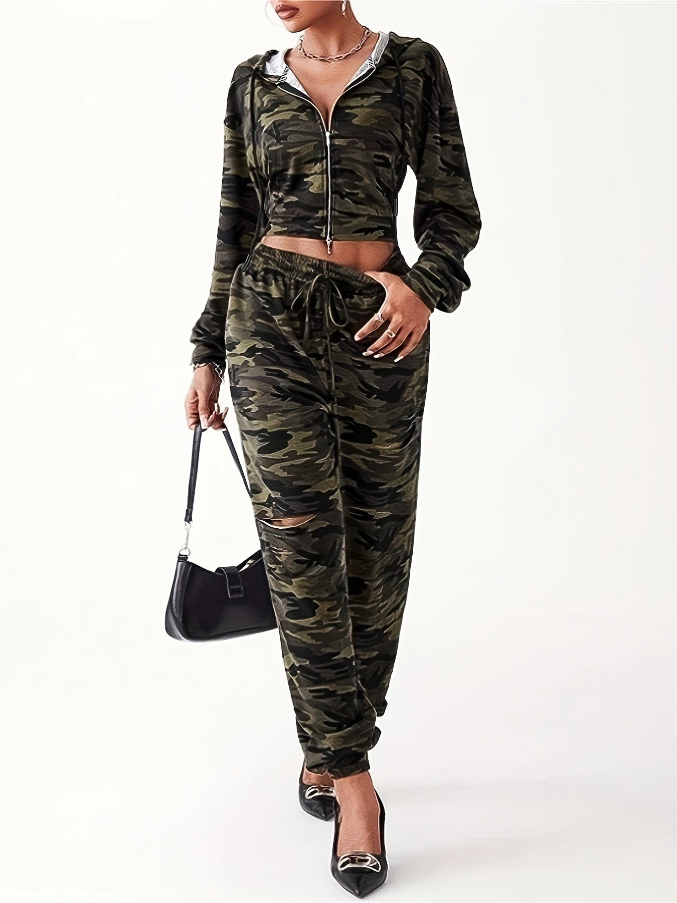 Women's Camo Hoodie | All-Season Pullover Camo Colors