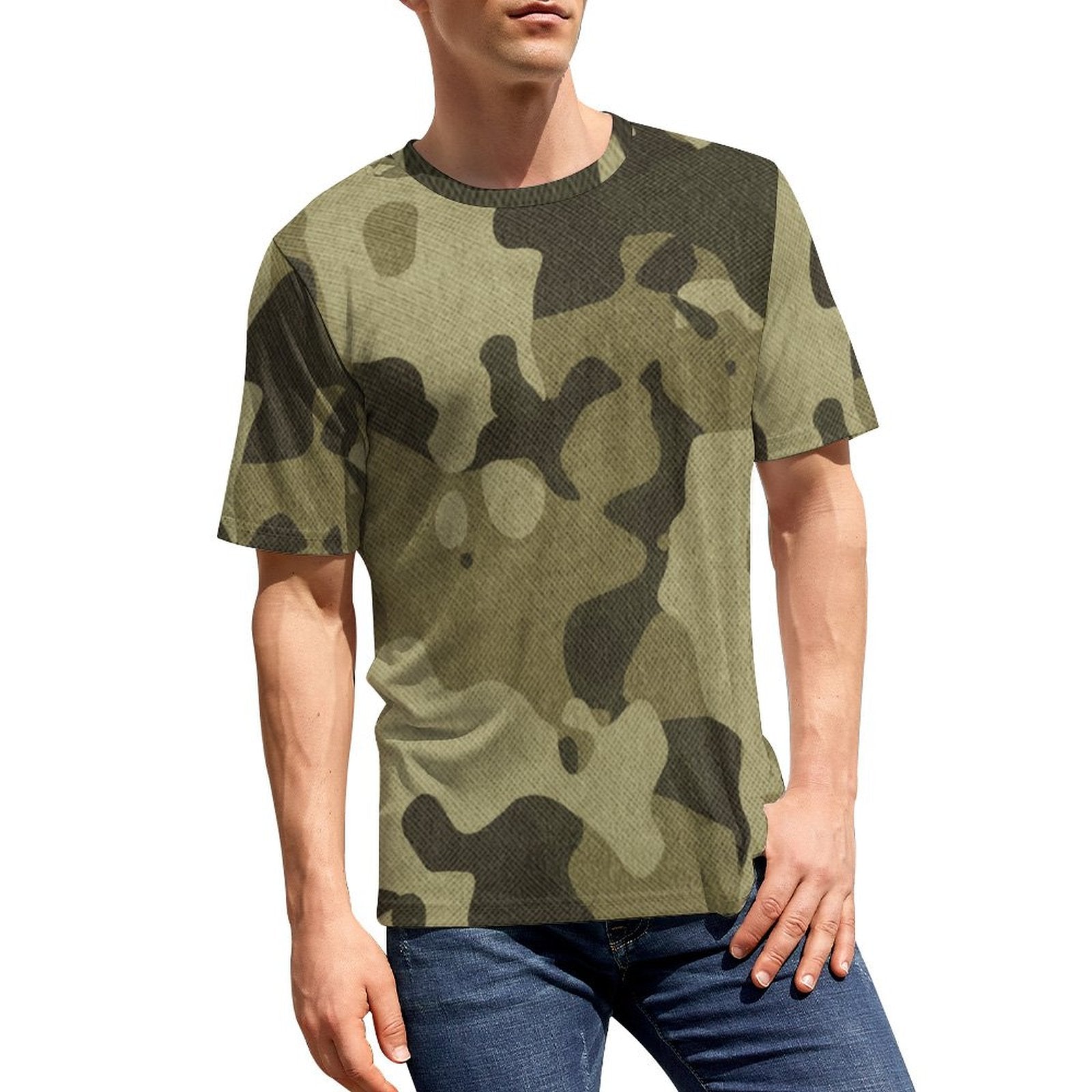 Camo Shirt | Green Fabric T Camo Colors