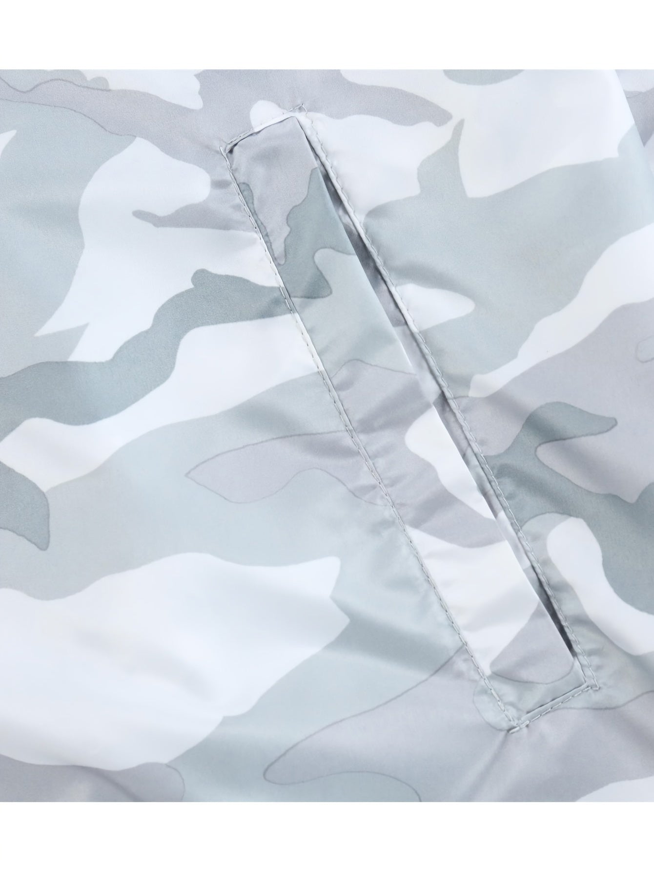 Camo Windbreaker Jacket | Men's Casual Coat with Hood Camo Colors