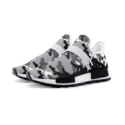 Lightweight Camo Sneakers | Gray, Black, and White Camo Colors