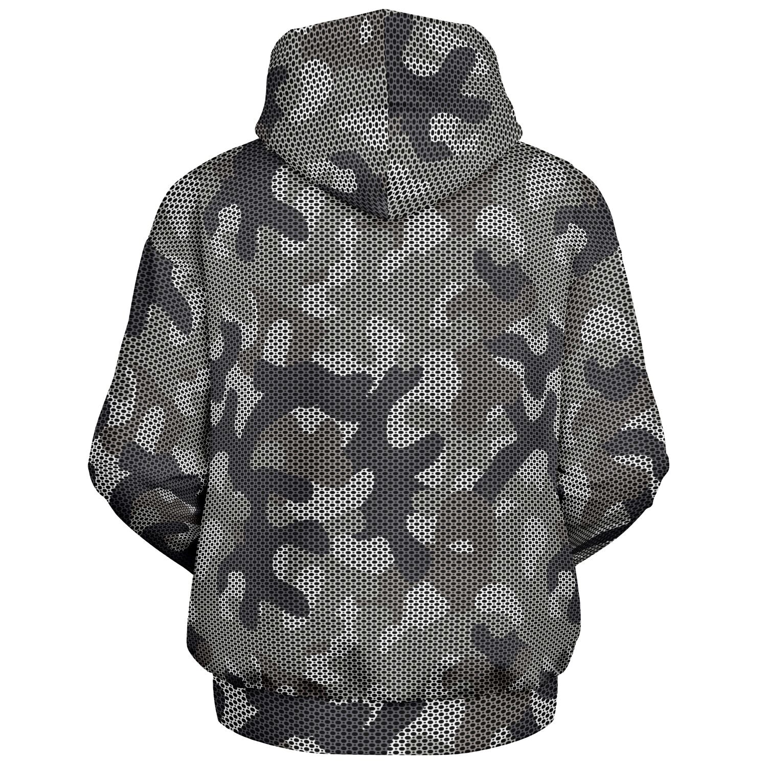 Oversized Hoodie | Masking Mesh Urban Camouflage | Camo Colors