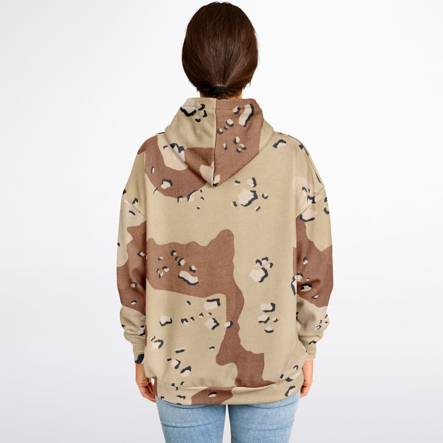 Oversized Camo Hoodie | Marines Desert Brown Style | Camo Colors