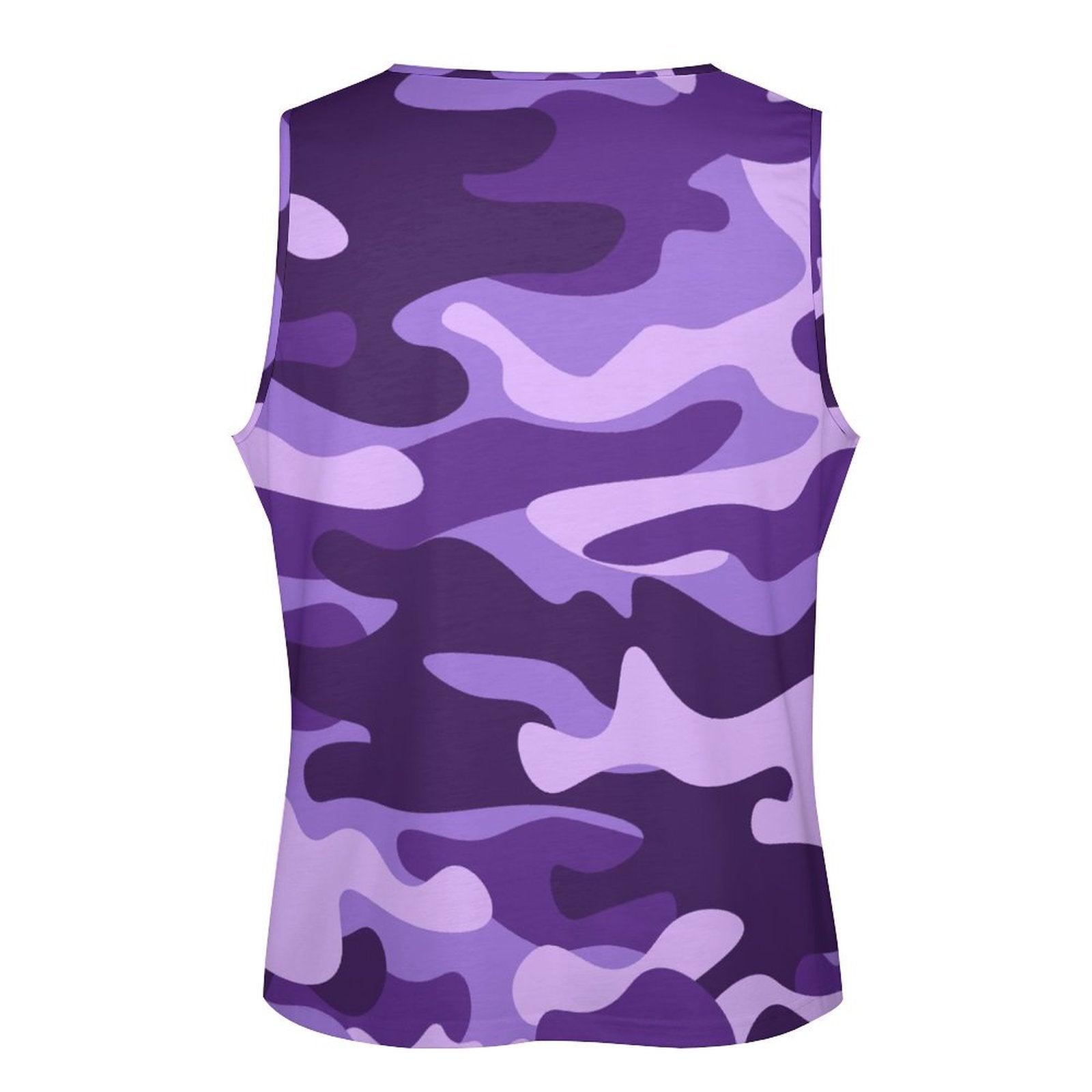 Camo Tank Top | Purple, Blue and Mauve Camouflage Camo Colors