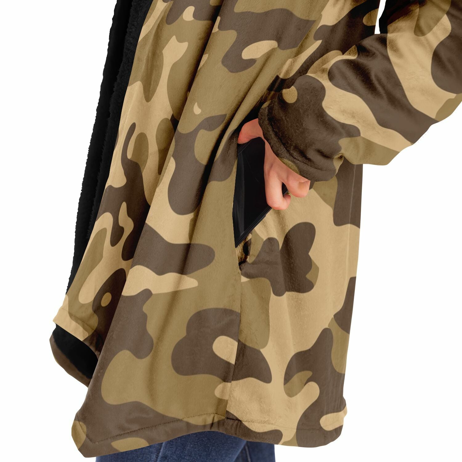 Camo Cloak | Khaki Camouflage | Microfleece Camo Colors