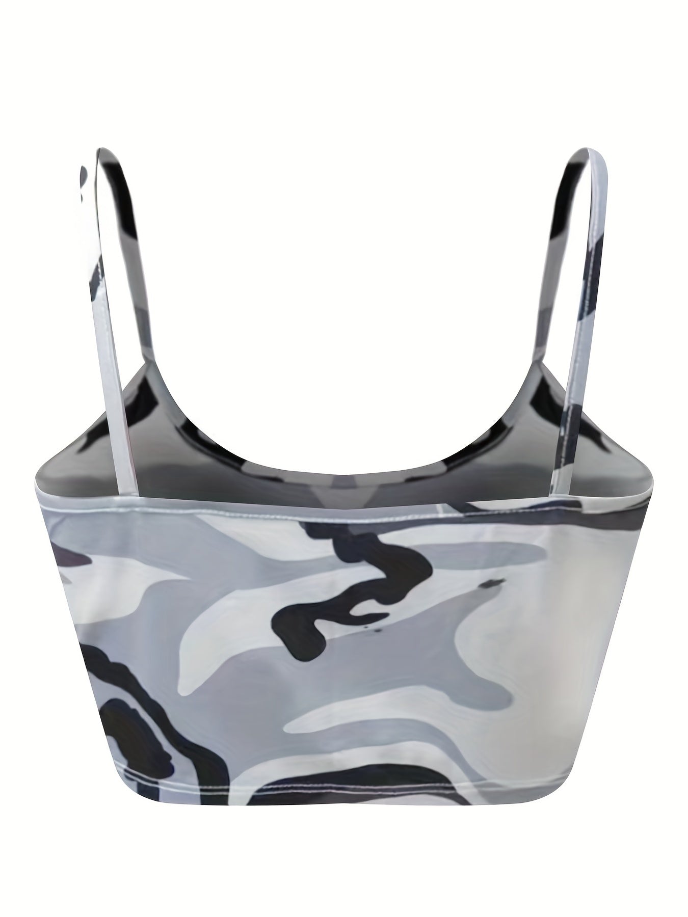 Camouflage Print Crop Cami Top, Sexy Spaghetti Strap Top | Various Colors Camo Colors