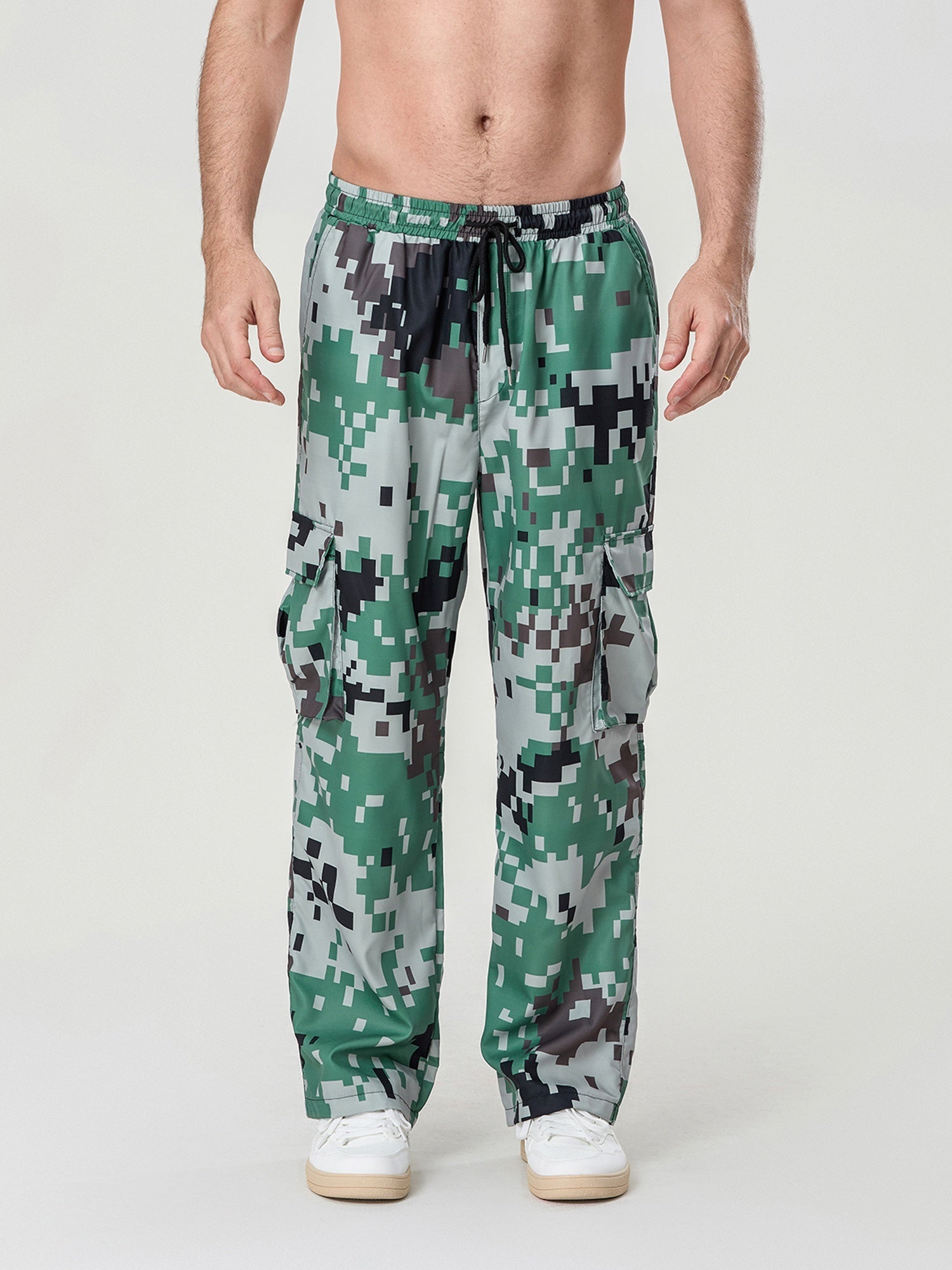 Men's Camouflage Print Cargo Jogger Sweatpants | Camo Colors