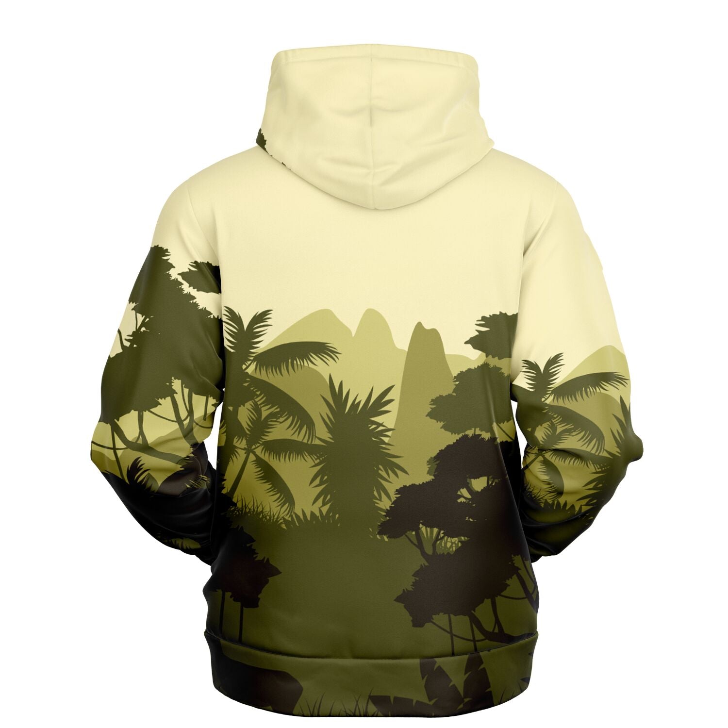 Rain Forest Hoodie in Green and Yellow | camo colors