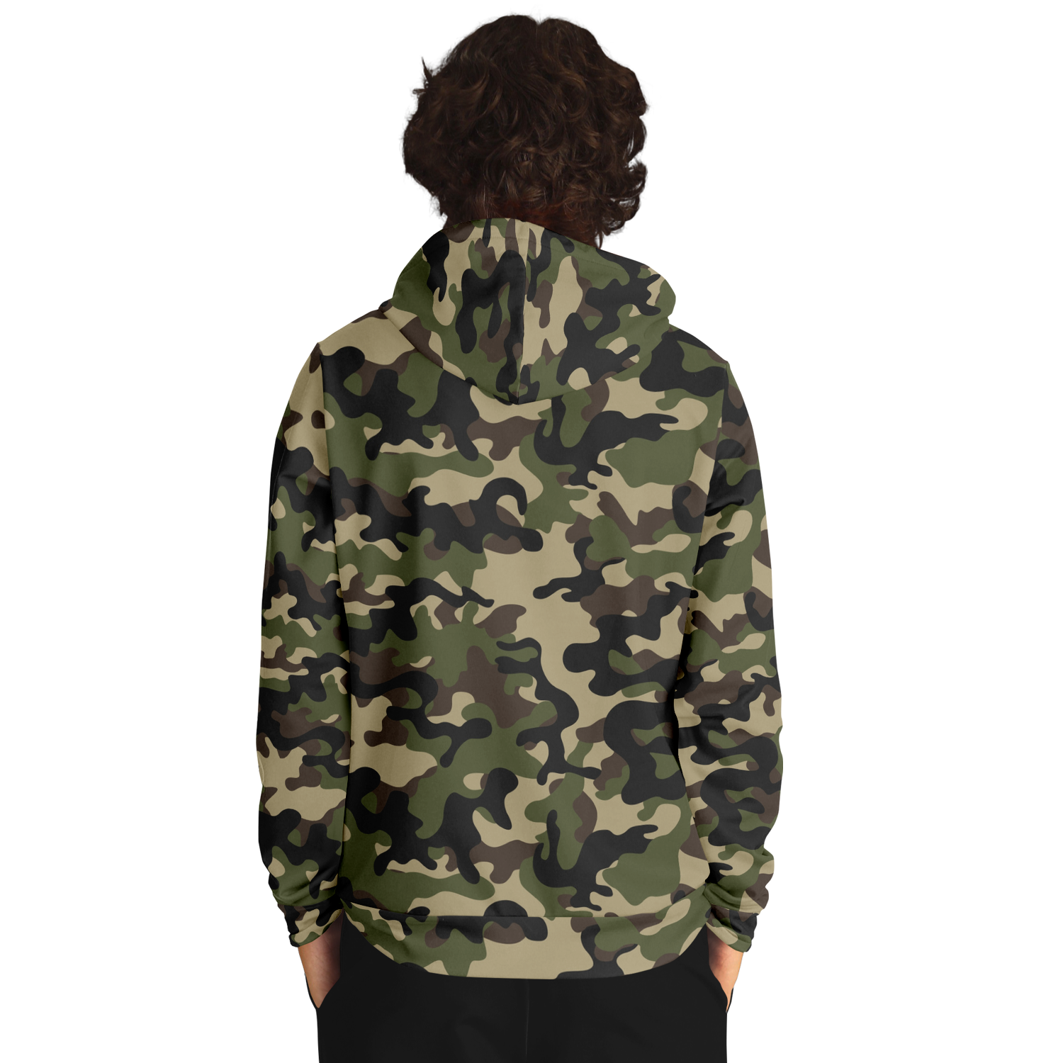Brown Camo Hoodie | Classic Military Camouflage Camo Colors