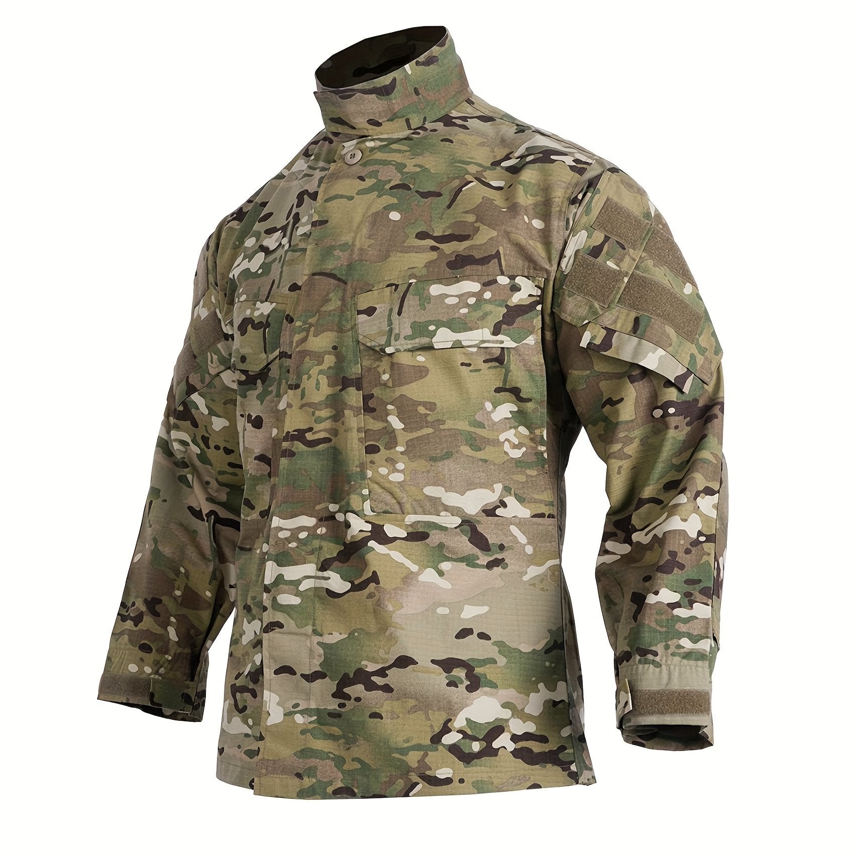 Men's Camo Softshell Jacket: Windbreaker for Hiking & Outdoors Camo Colors