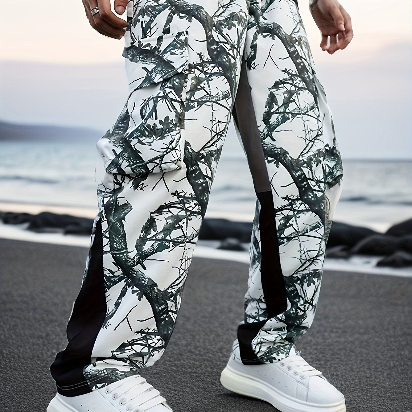 Plus Size Camo Cargo Pants for Men | Casual Style Camo Colors